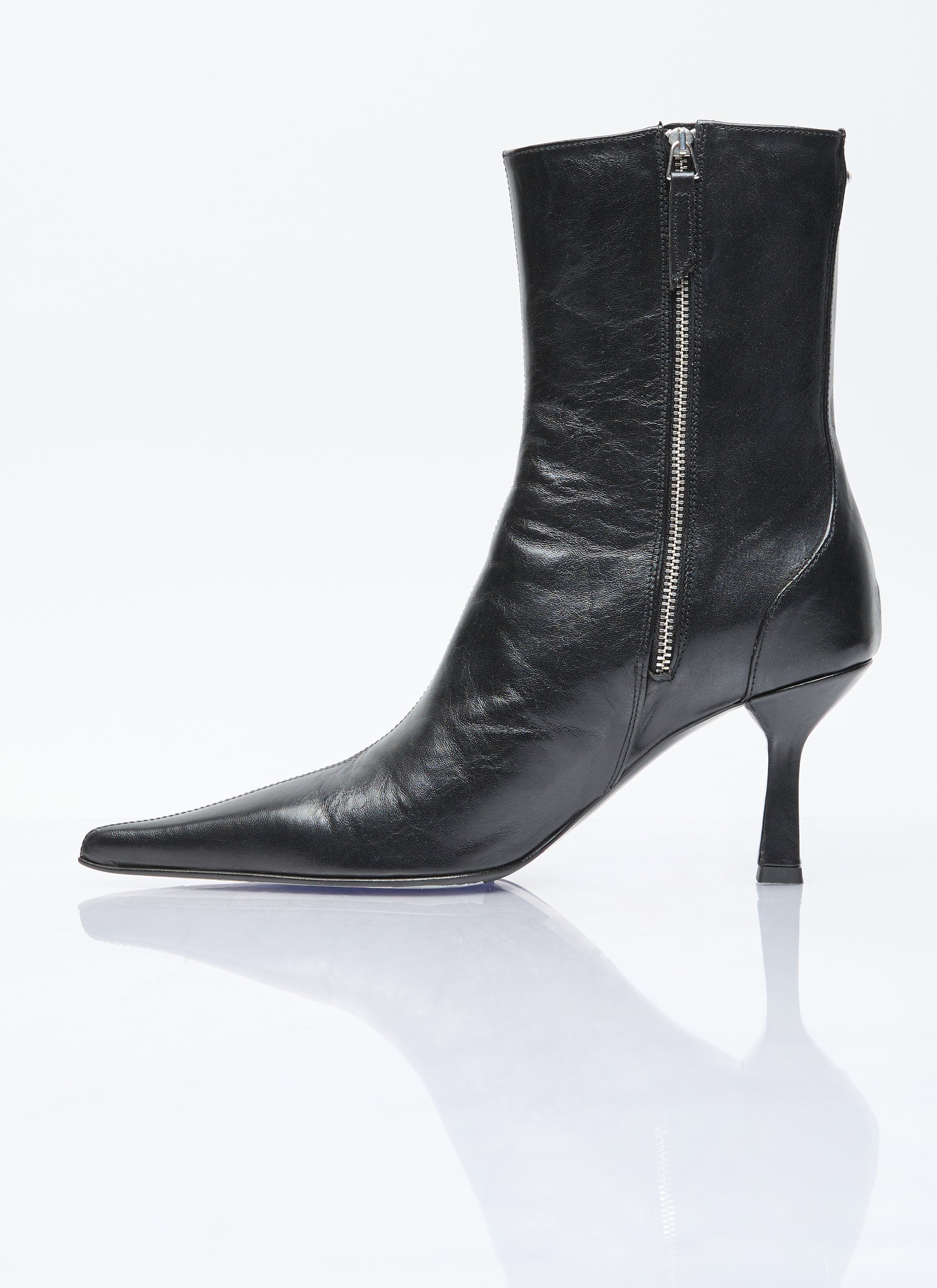 Our Legacy Women Slim Leather Boots OUR LEGACY