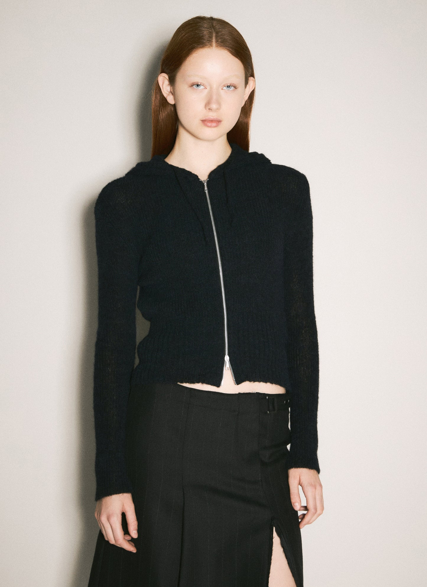 Our Legacy Women Compact Hooded Zip-Up Cardigan OUR LEGACY