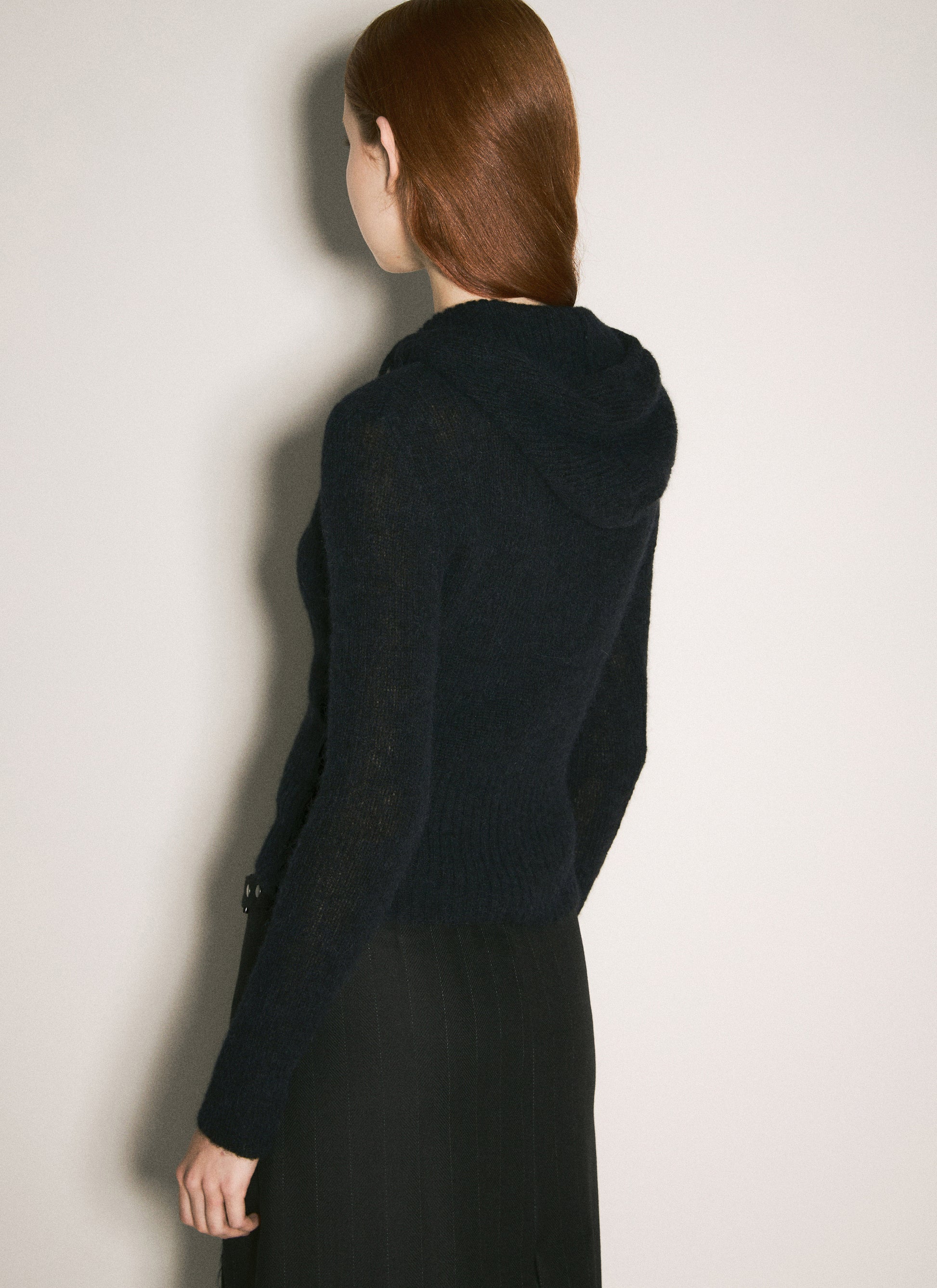 Our Legacy Women Compact Hooded Zip-Up Cardigan OUR LEGACY