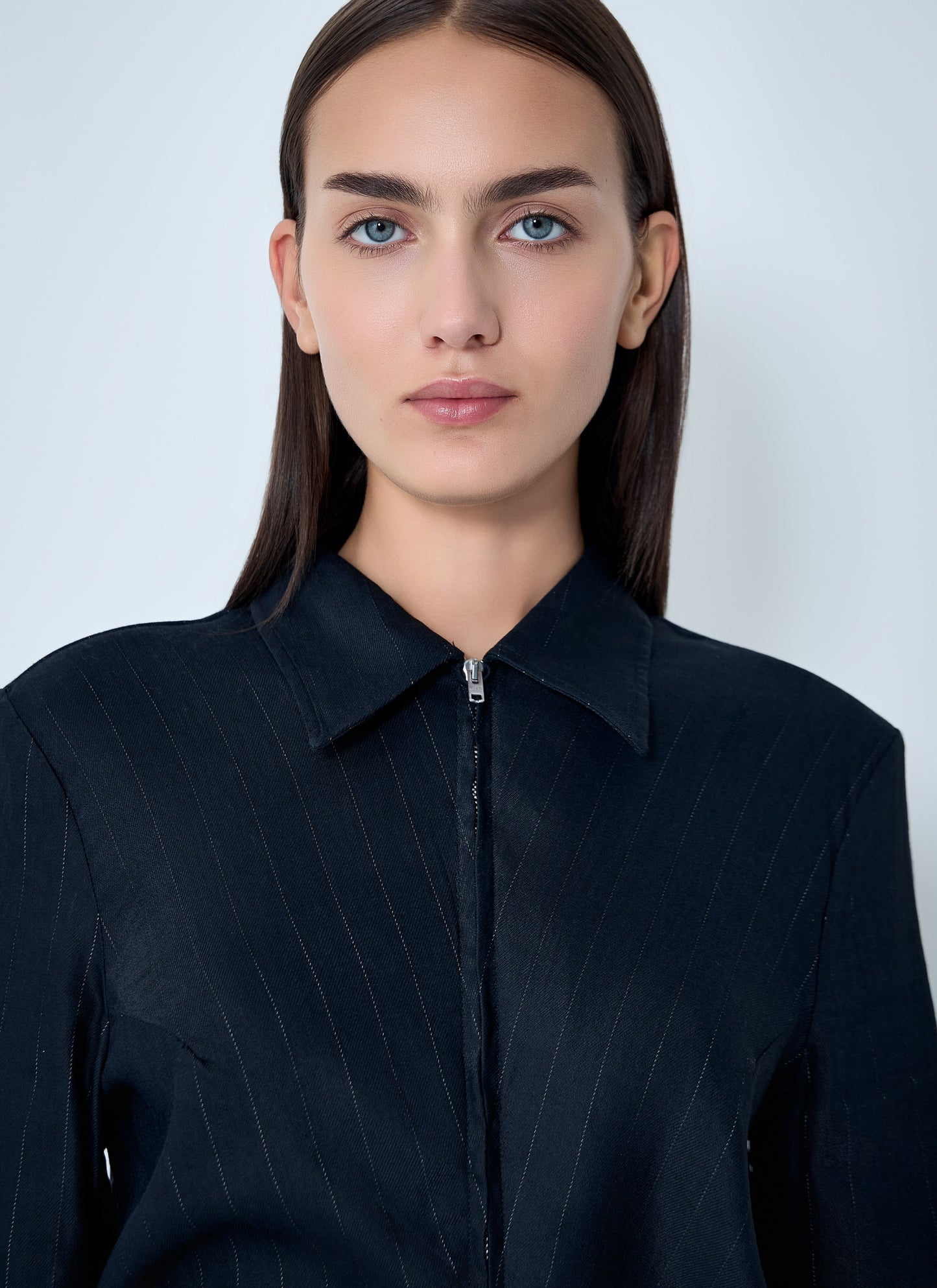 Our Legacy Women Slim Zip Shirt