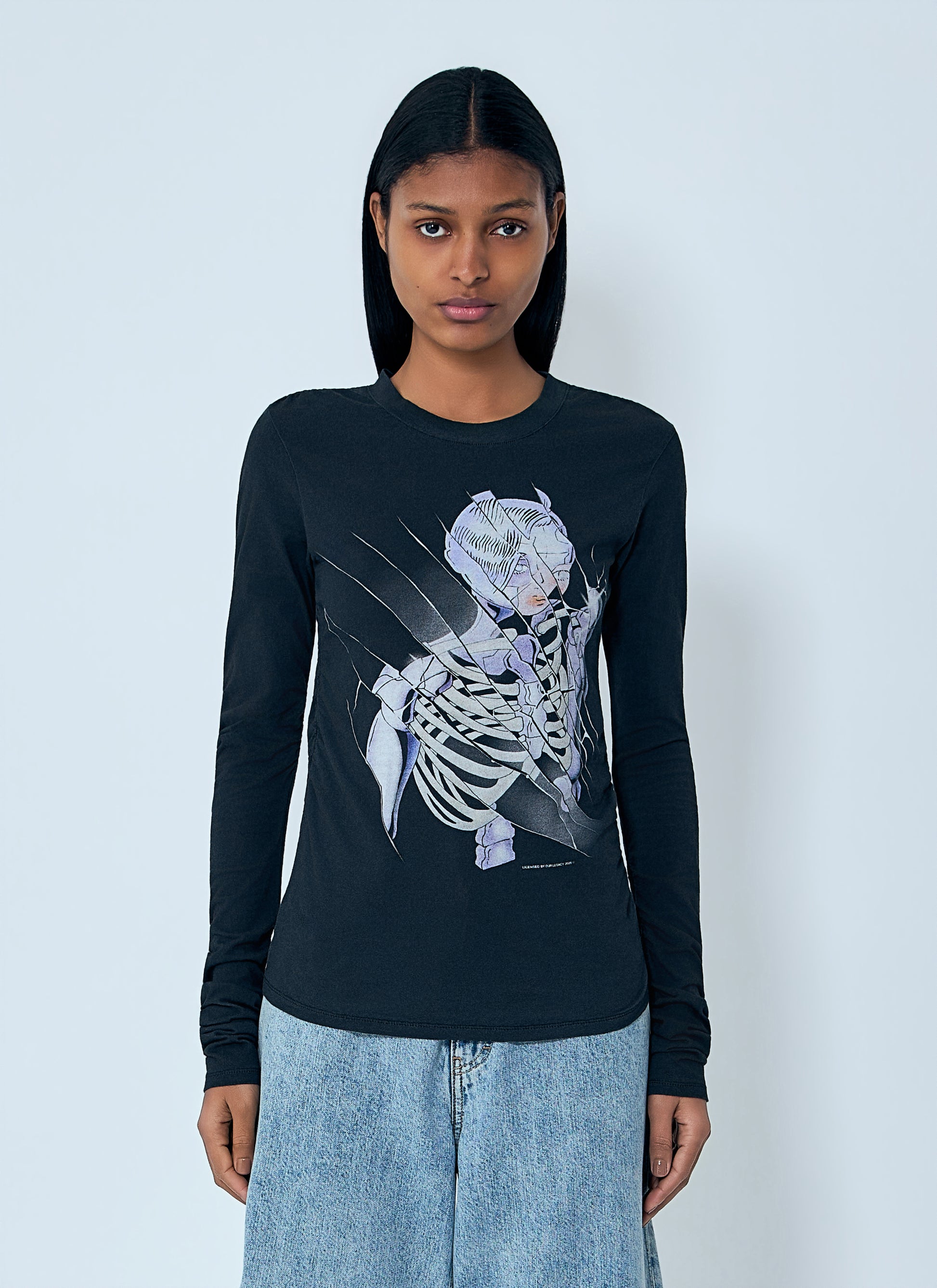 Our Legacy Women Strain Slim T-Shirt OUR LEGACY