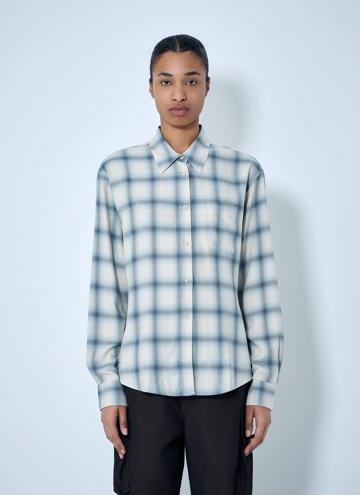 Our Legacy Women Checked Cotton Shirt OUR LEGACY