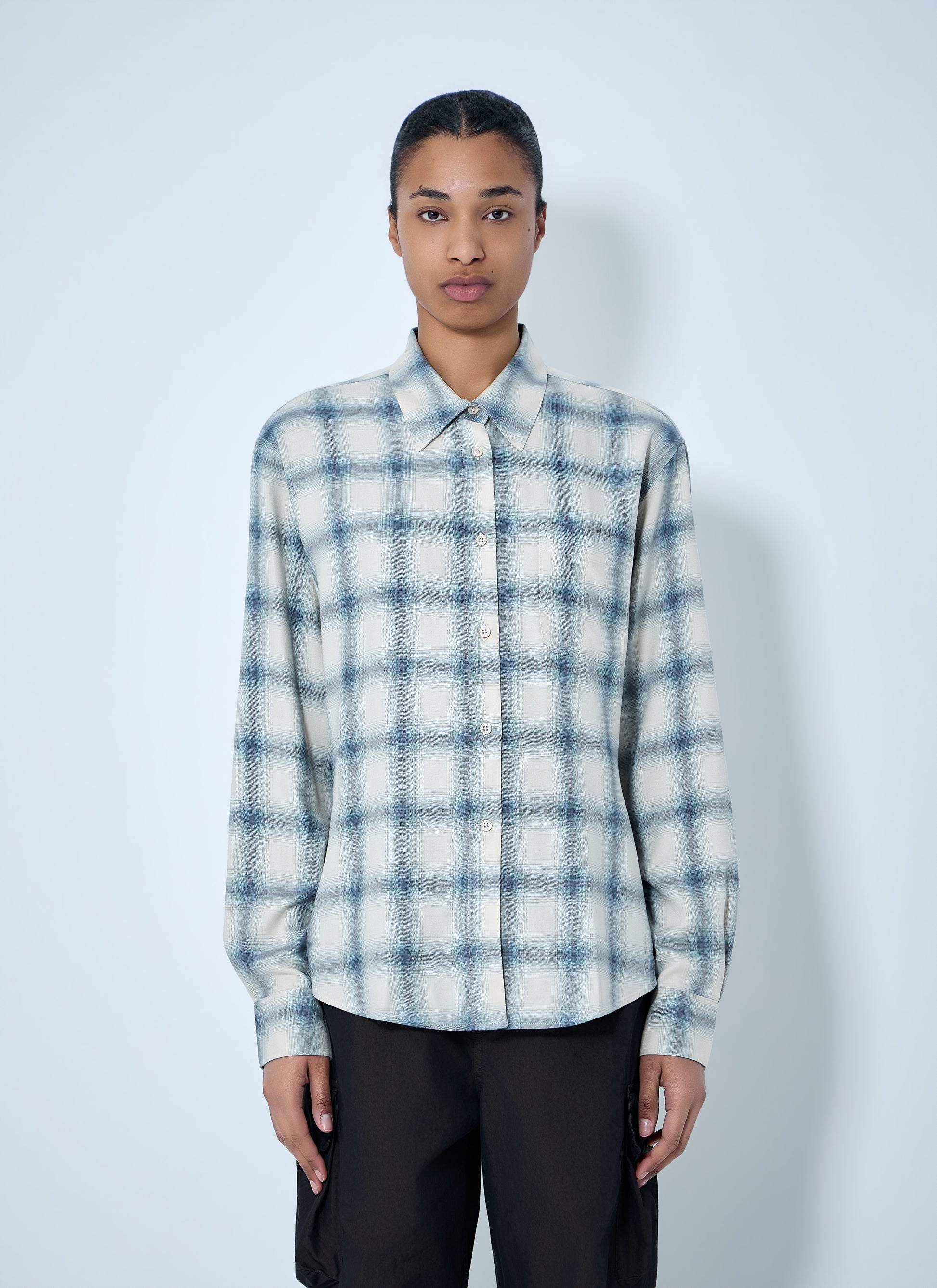 Our Legacy Women Checked Cotton Shirt OUR LEGACY
