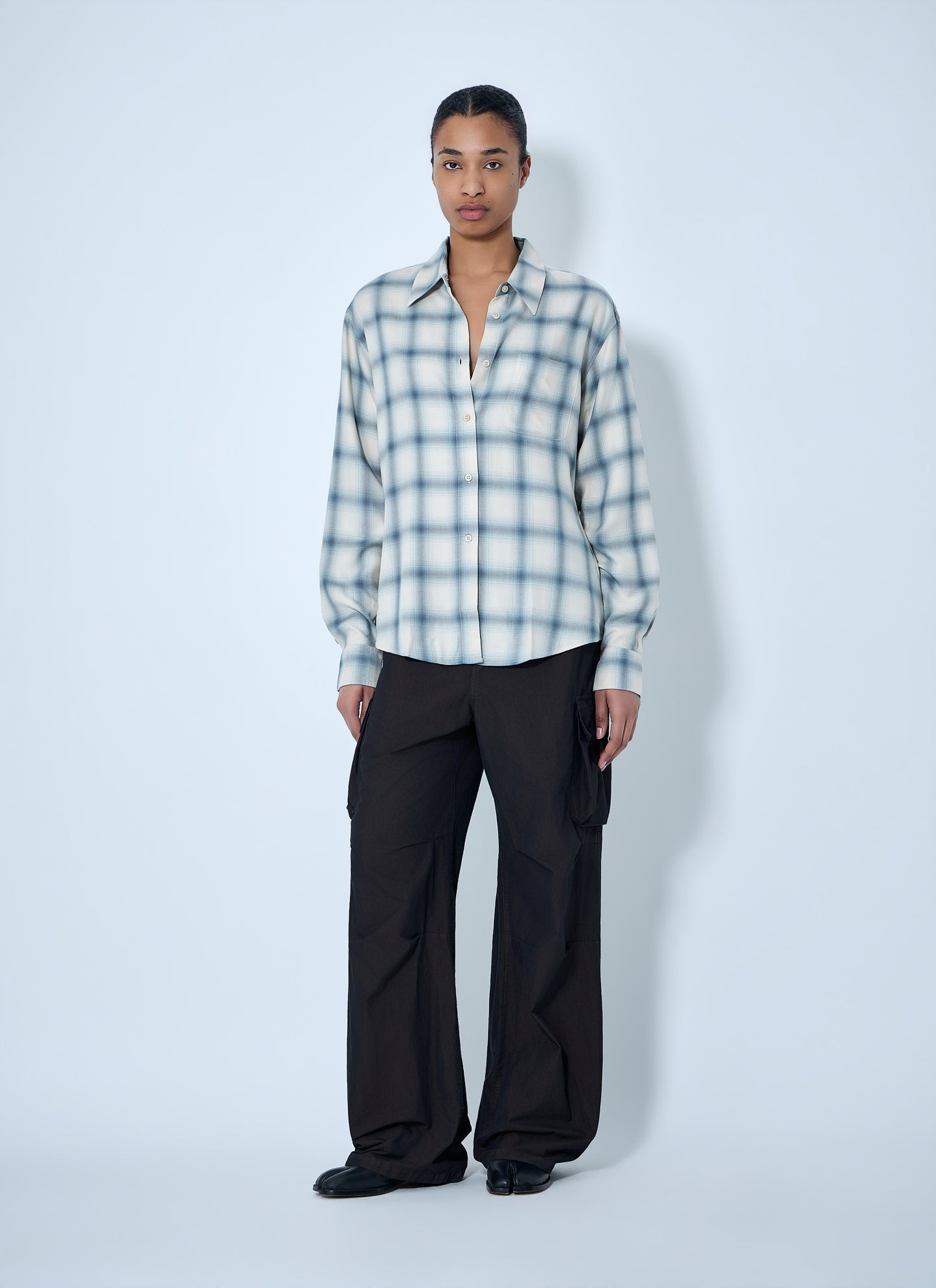 Our Legacy Women Checked Cotton Shirt OUR LEGACY