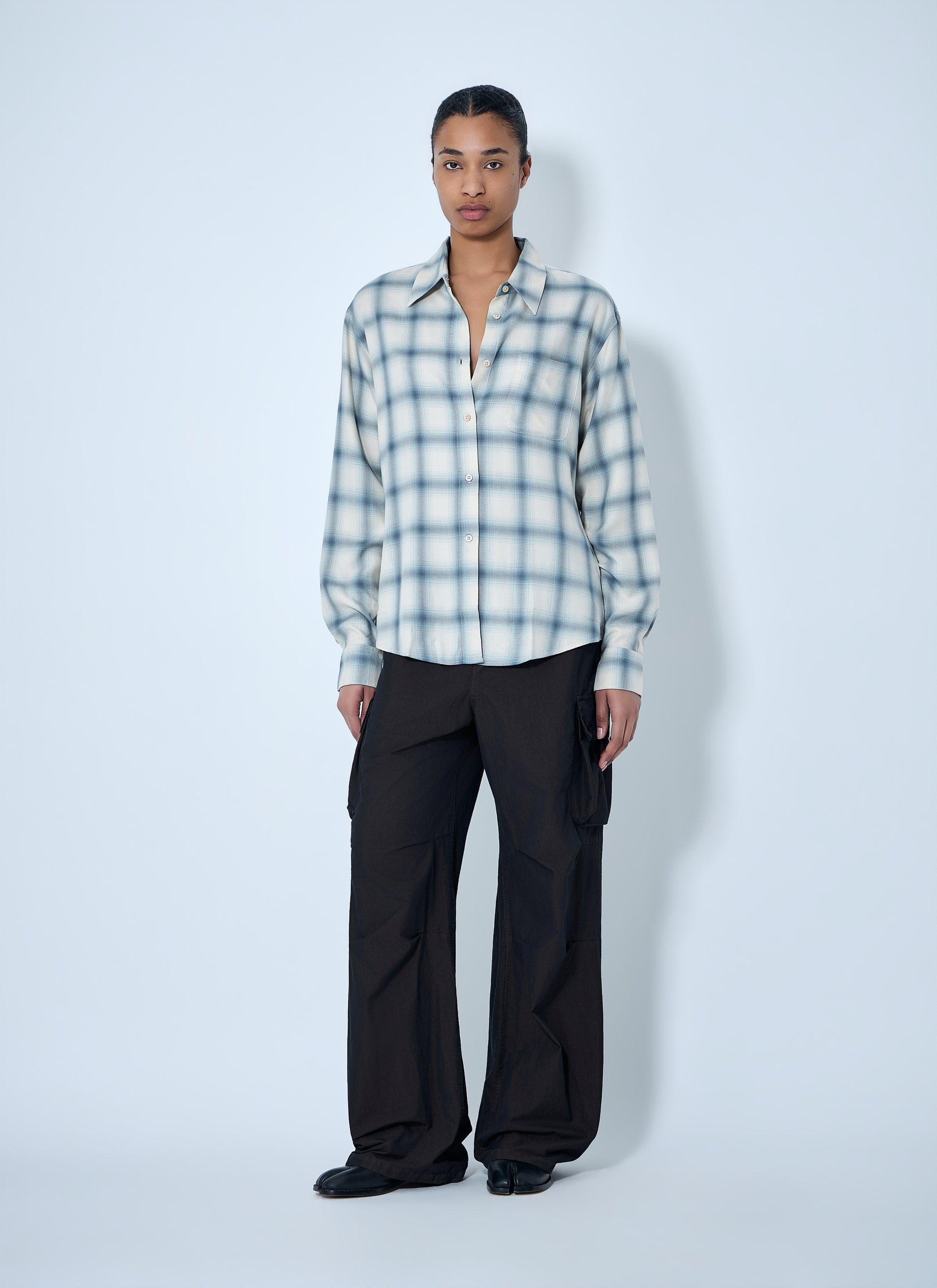 Our Legacy Women Checked Cotton Shirt OUR LEGACY