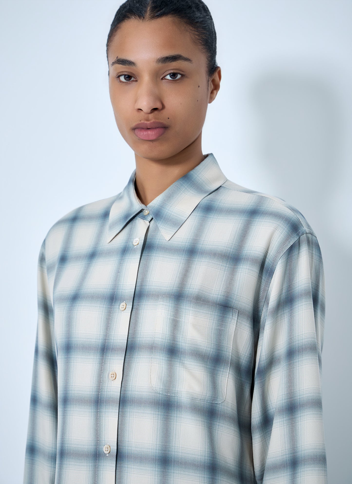 Our Legacy Women Checked Cotton Shirt OUR LEGACY