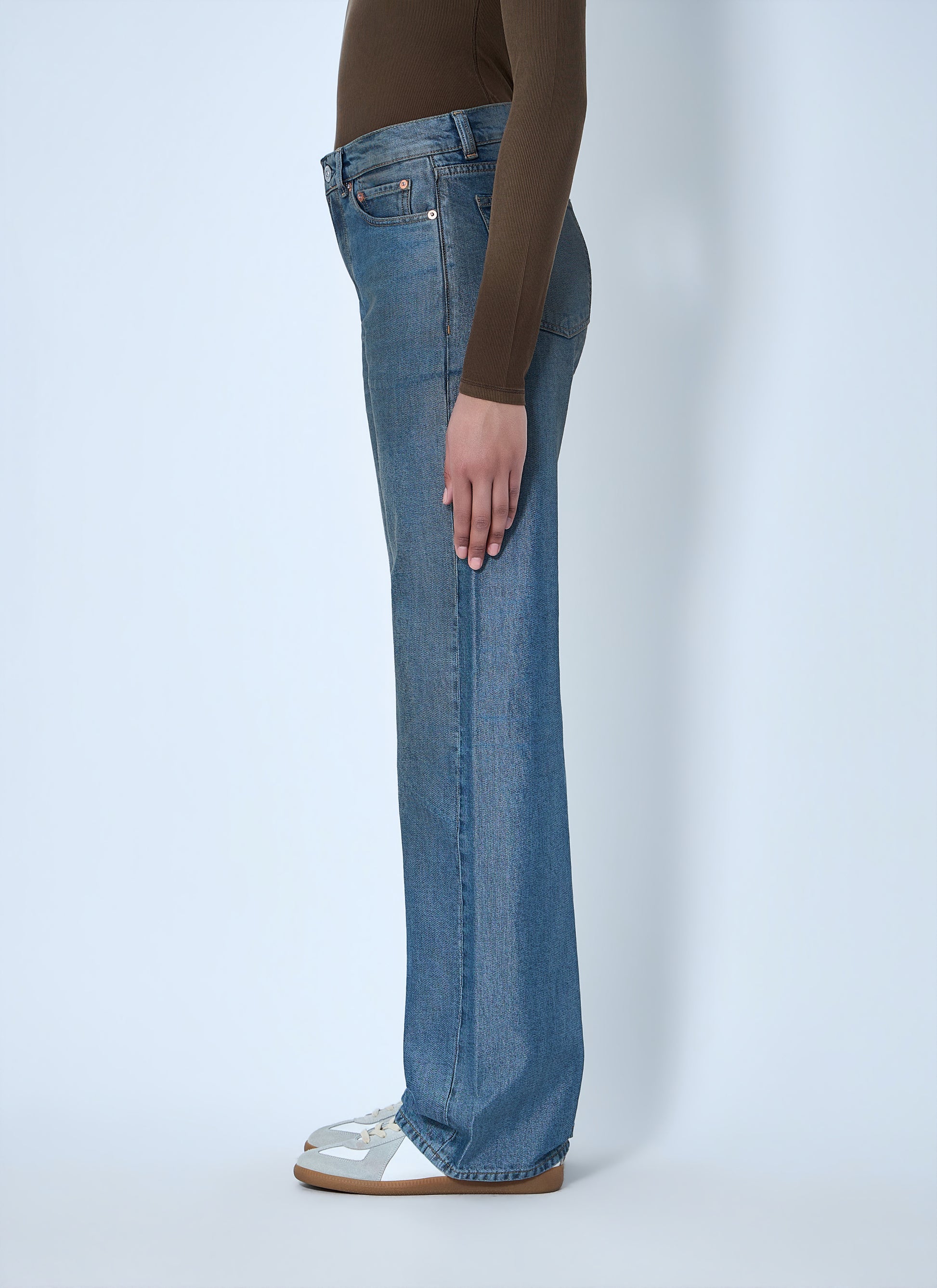 Our Legacy Women Wide-Leg Denim Trousers OUR LEGACY
