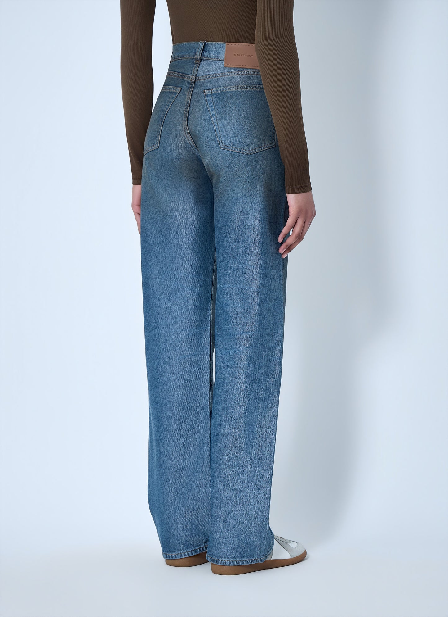 Our Legacy Women Wide-Leg Denim Trousers OUR LEGACY