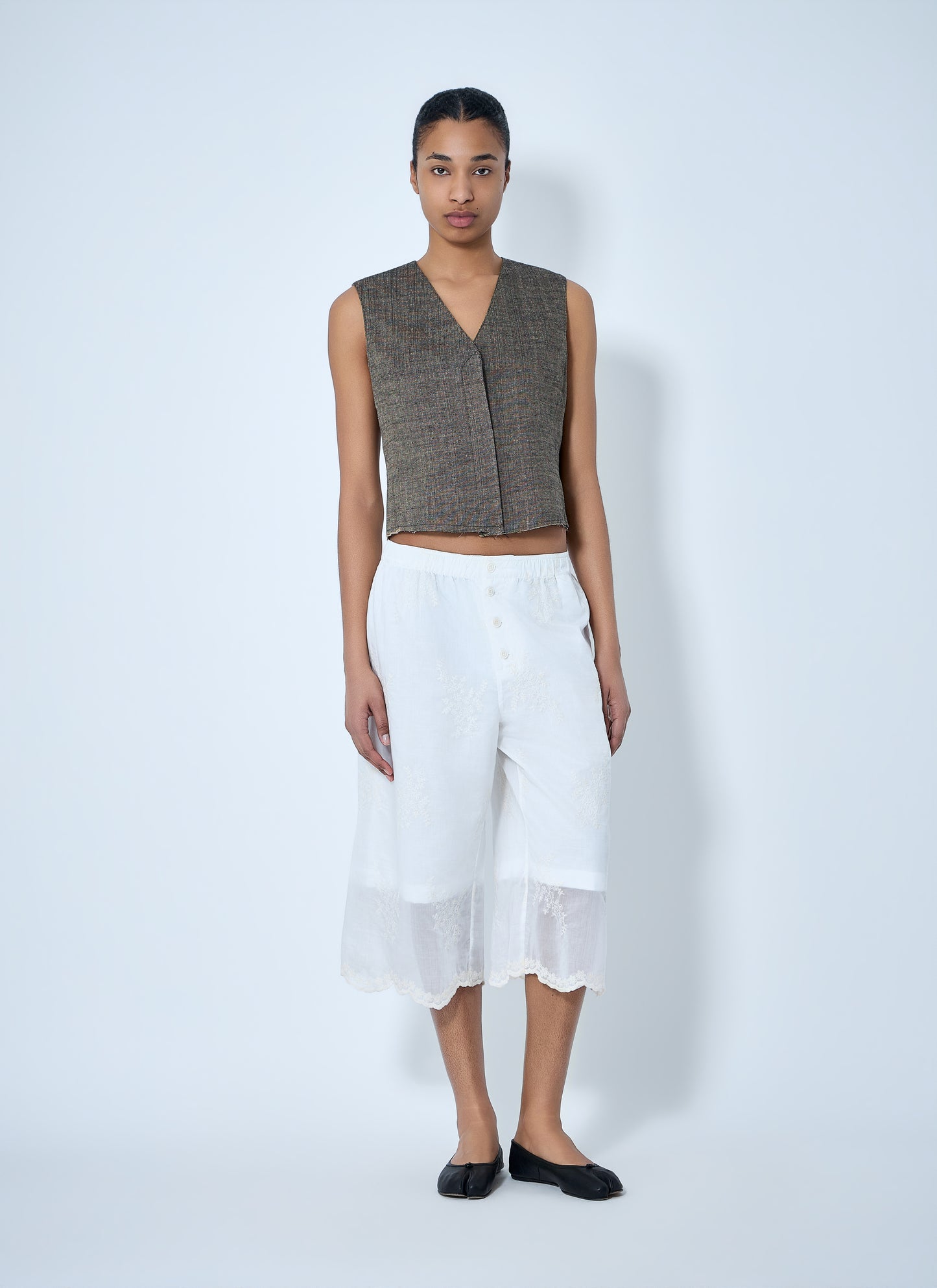 Our Legacy Women V-Neck Sleeveless Waistcoat OUR LEGACY
