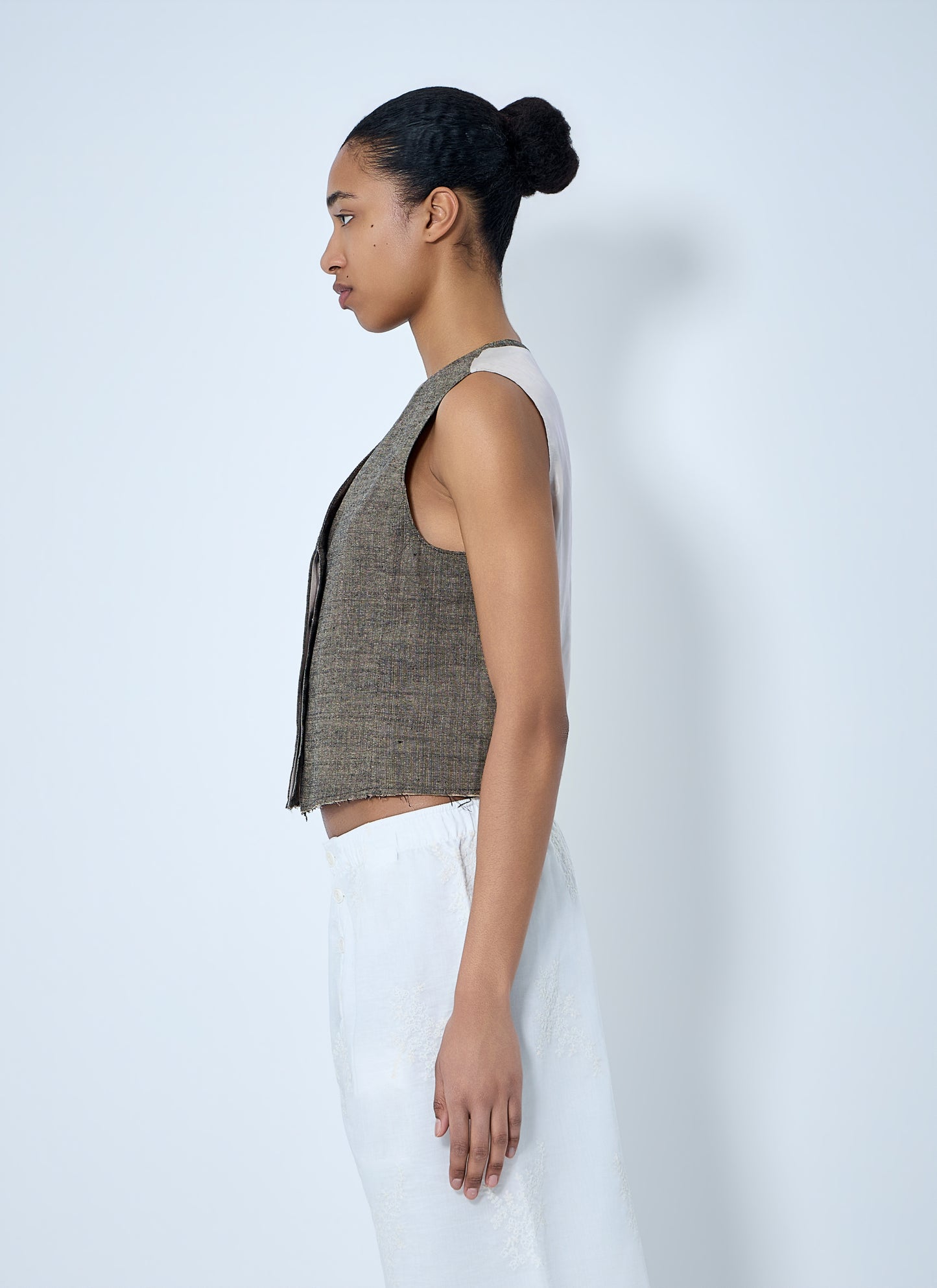 Our Legacy Women V-Neck Sleeveless Waistcoat OUR LEGACY