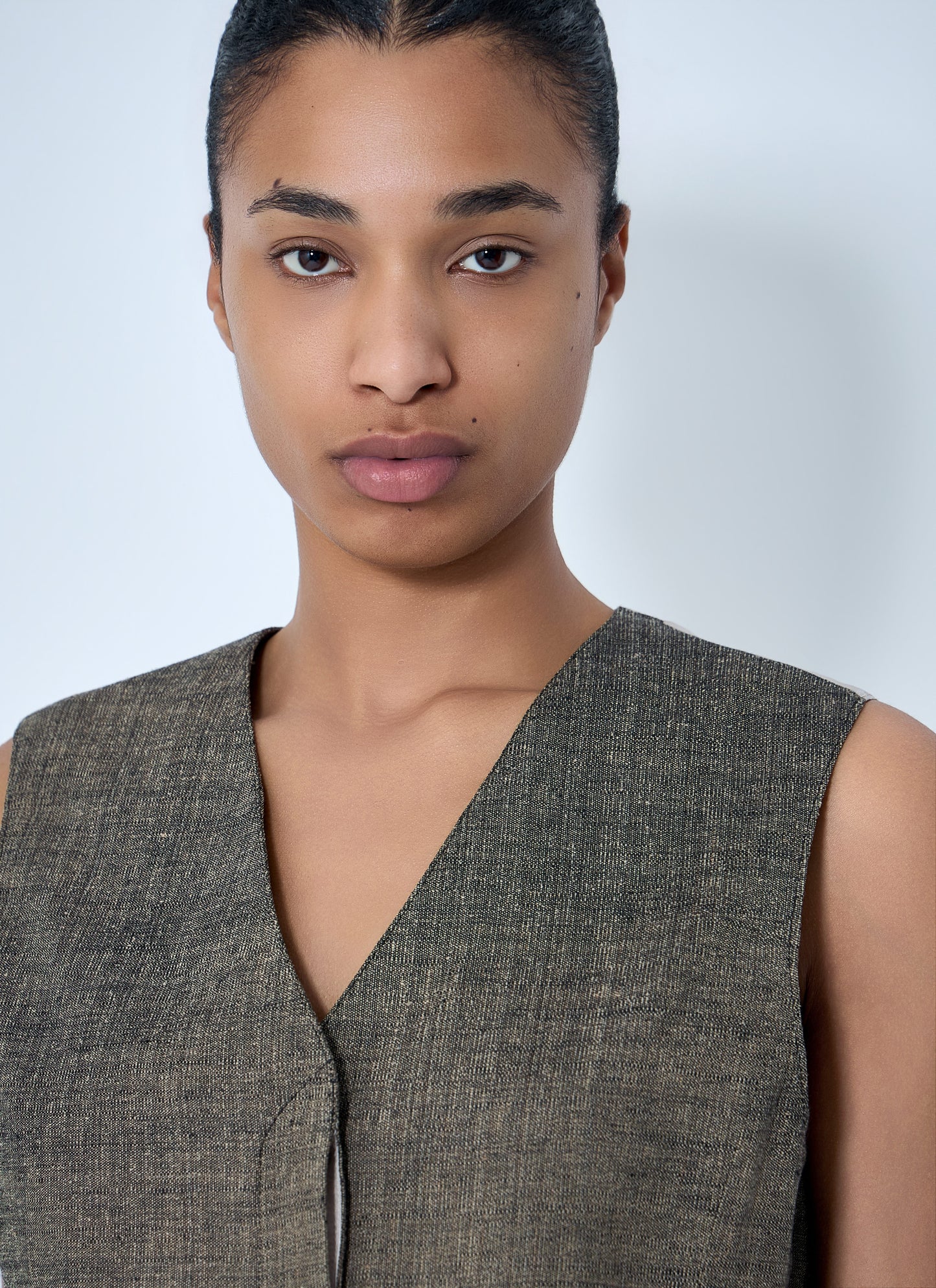 Our Legacy Women V-Neck Sleeveless Waistcoat OUR LEGACY