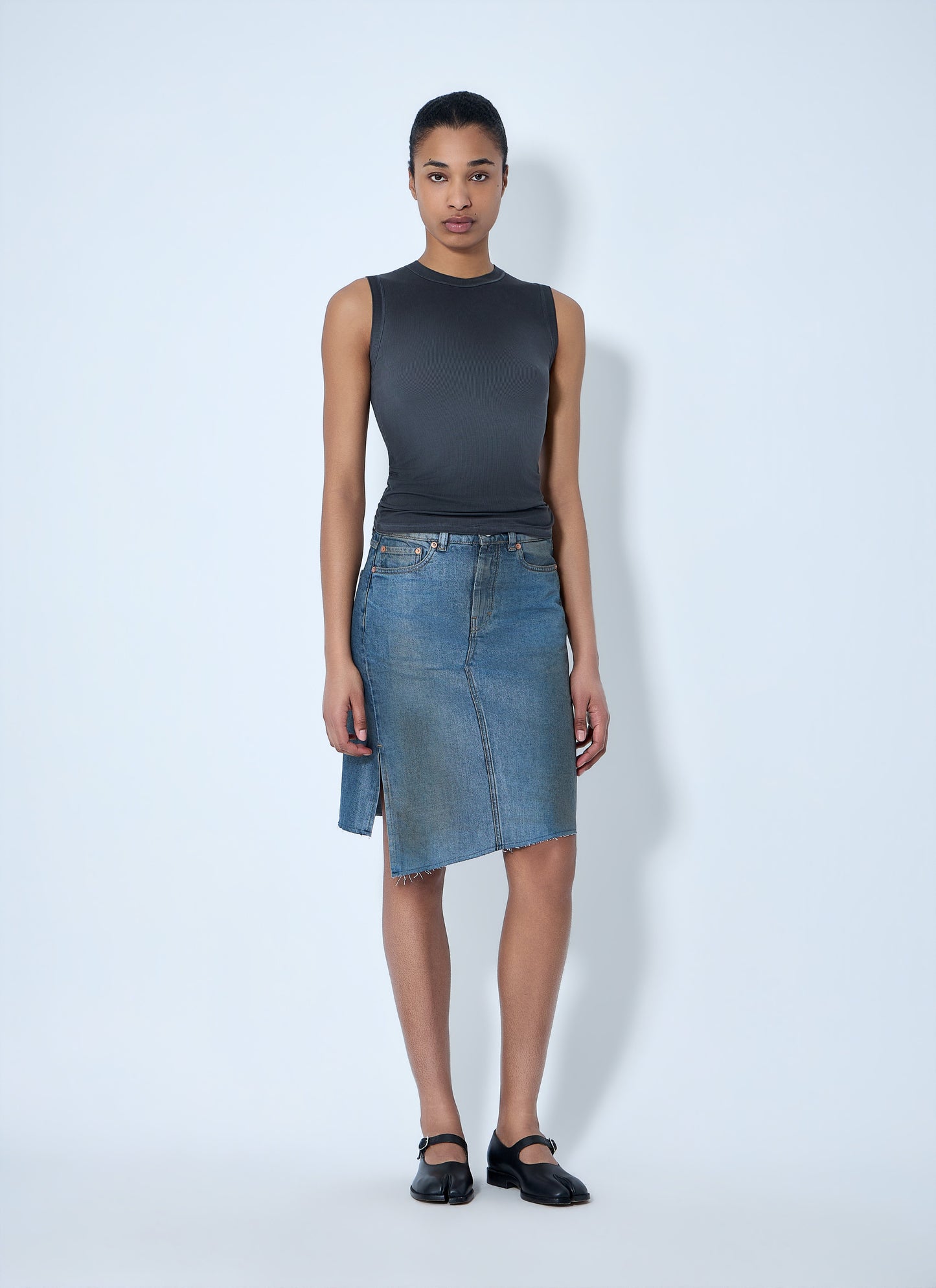 Our Legacy Women Asymmetric Denim Skirt OUR LEGACY