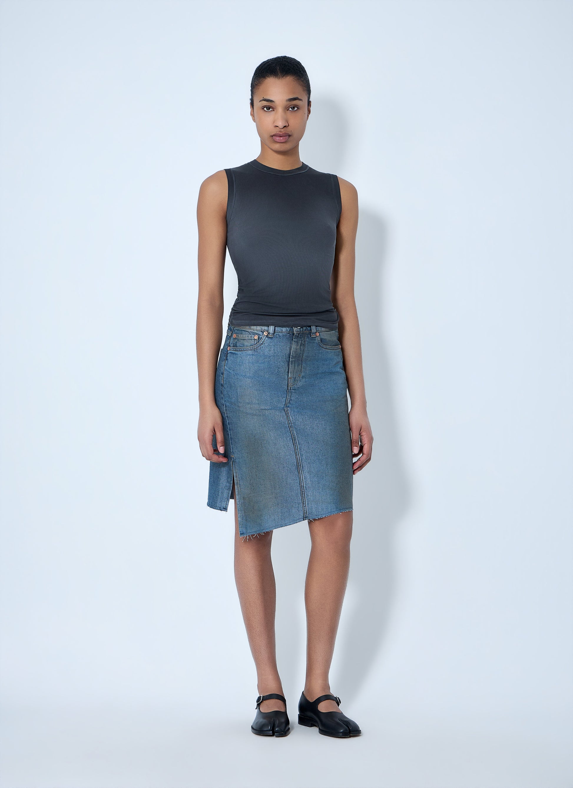 Our Legacy Women Asymmetric Denim Skirt OUR LEGACY