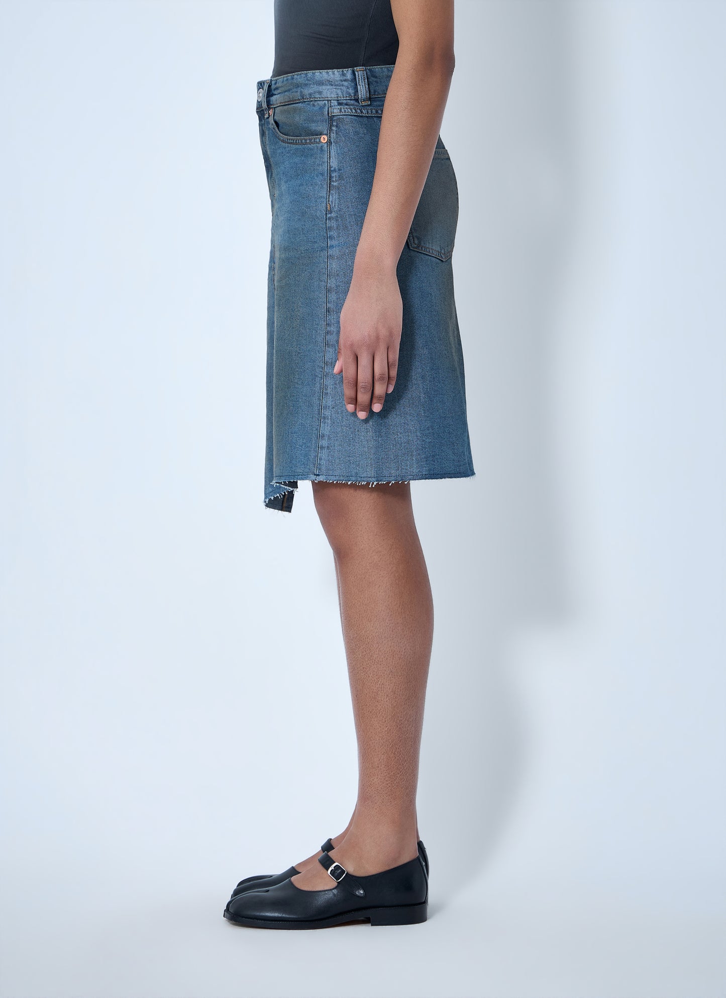 Our Legacy Women Asymmetric Denim Skirt OUR LEGACY