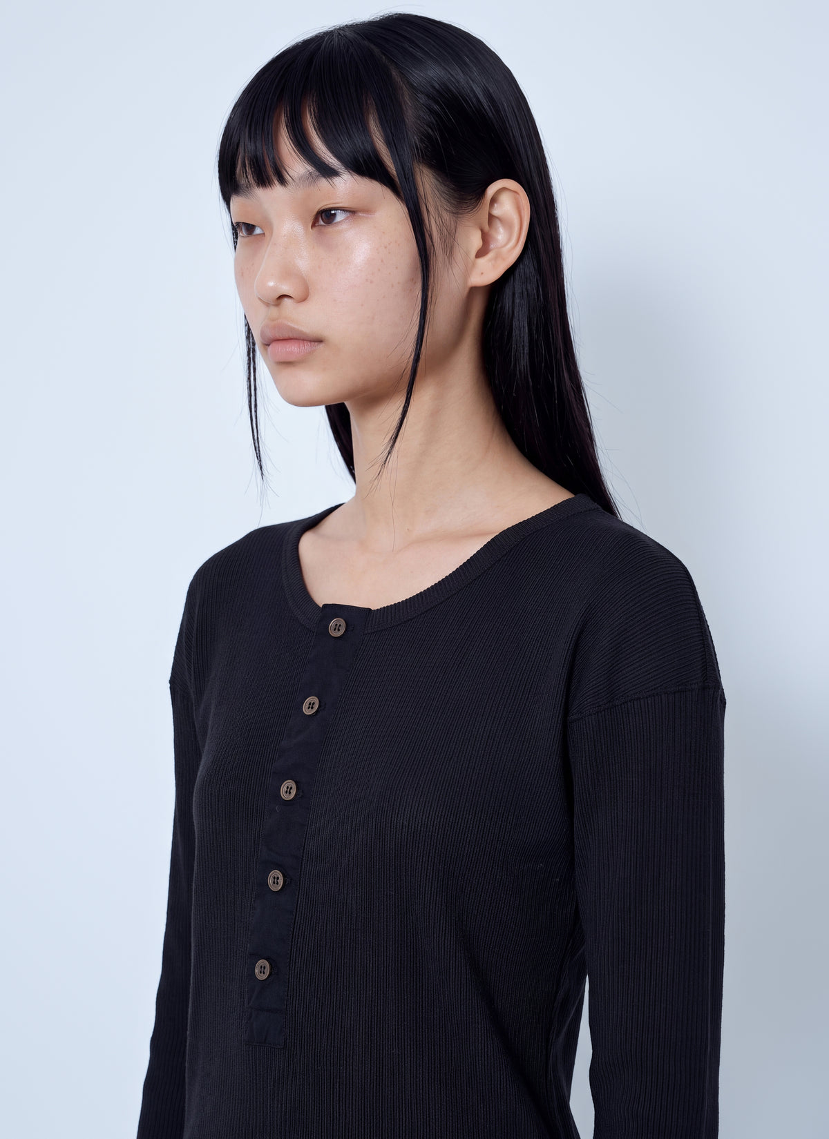Our Legacy Women Gentle Henley Longsleeve OUR LEGACY