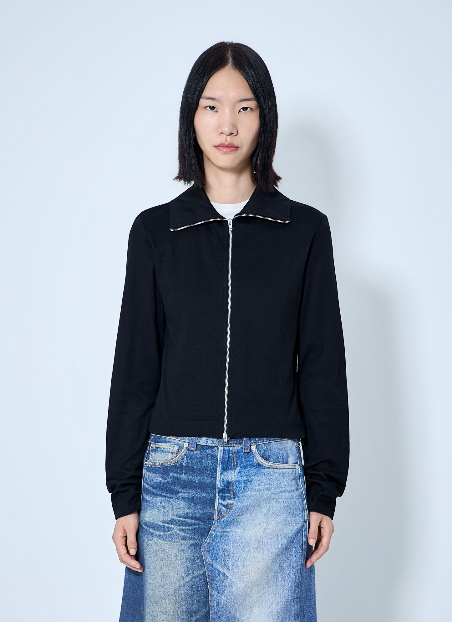 Our Legacy Women Slim Zip Longsleeve Top