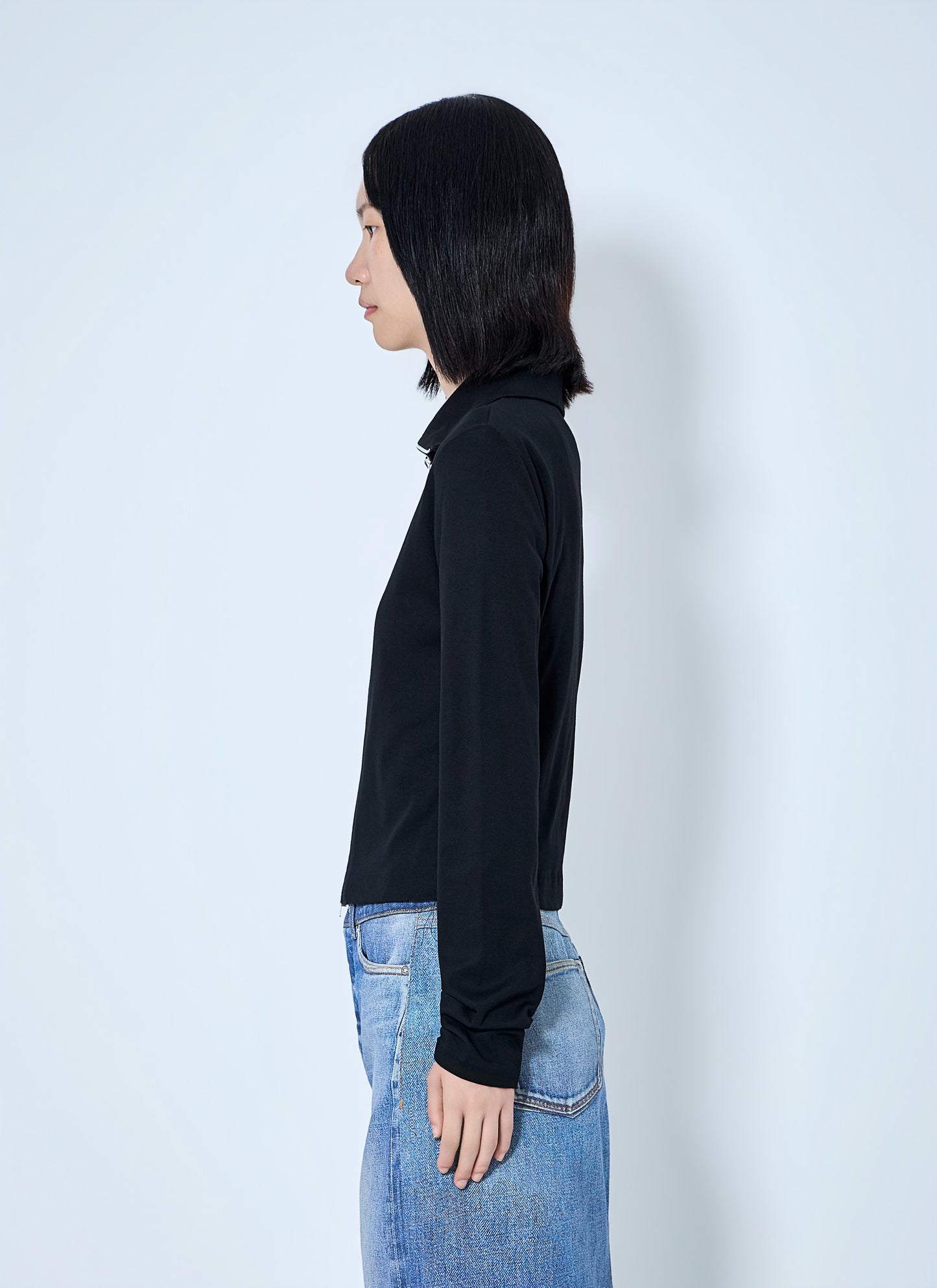 Our Legacy Women Slim Zip Longsleeve Top