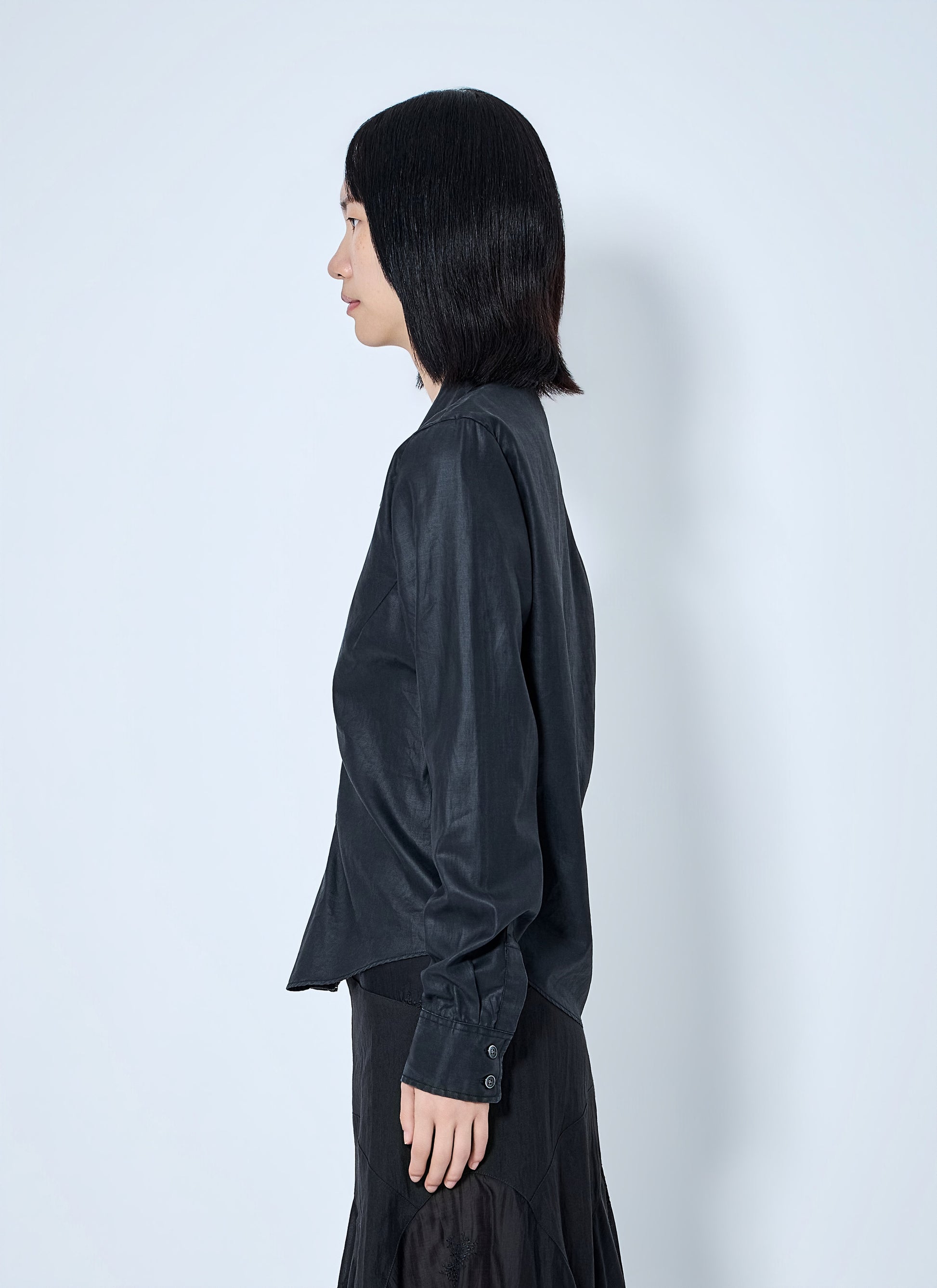 Our Legacy Women Slim Zip Shirt OUR LEGACY