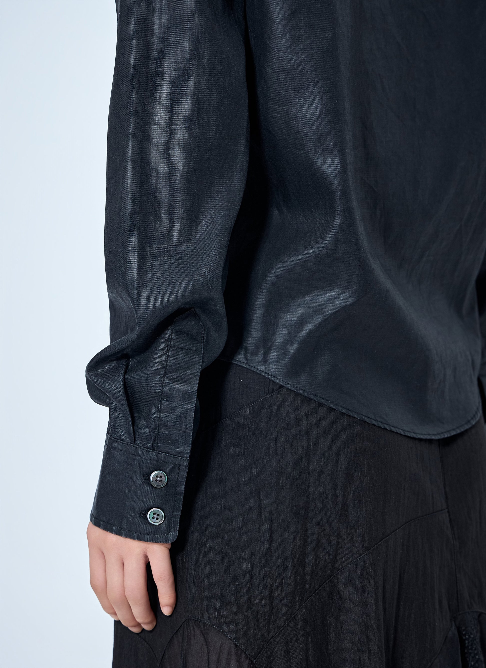 Our Legacy Women Slim Zip Shirt OUR LEGACY