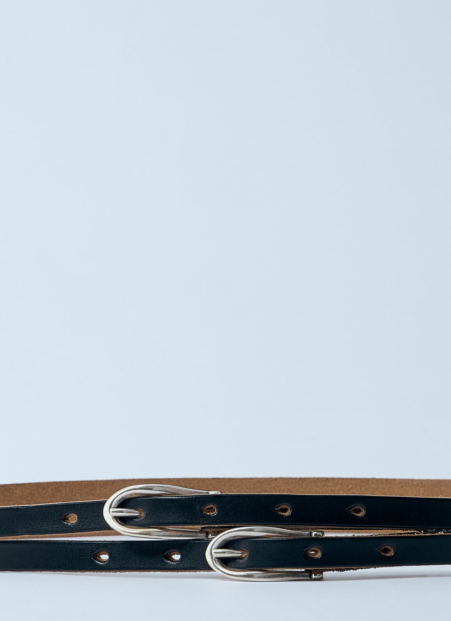 Our Legacy Men Twin Tongue Belt OUR LEGACY