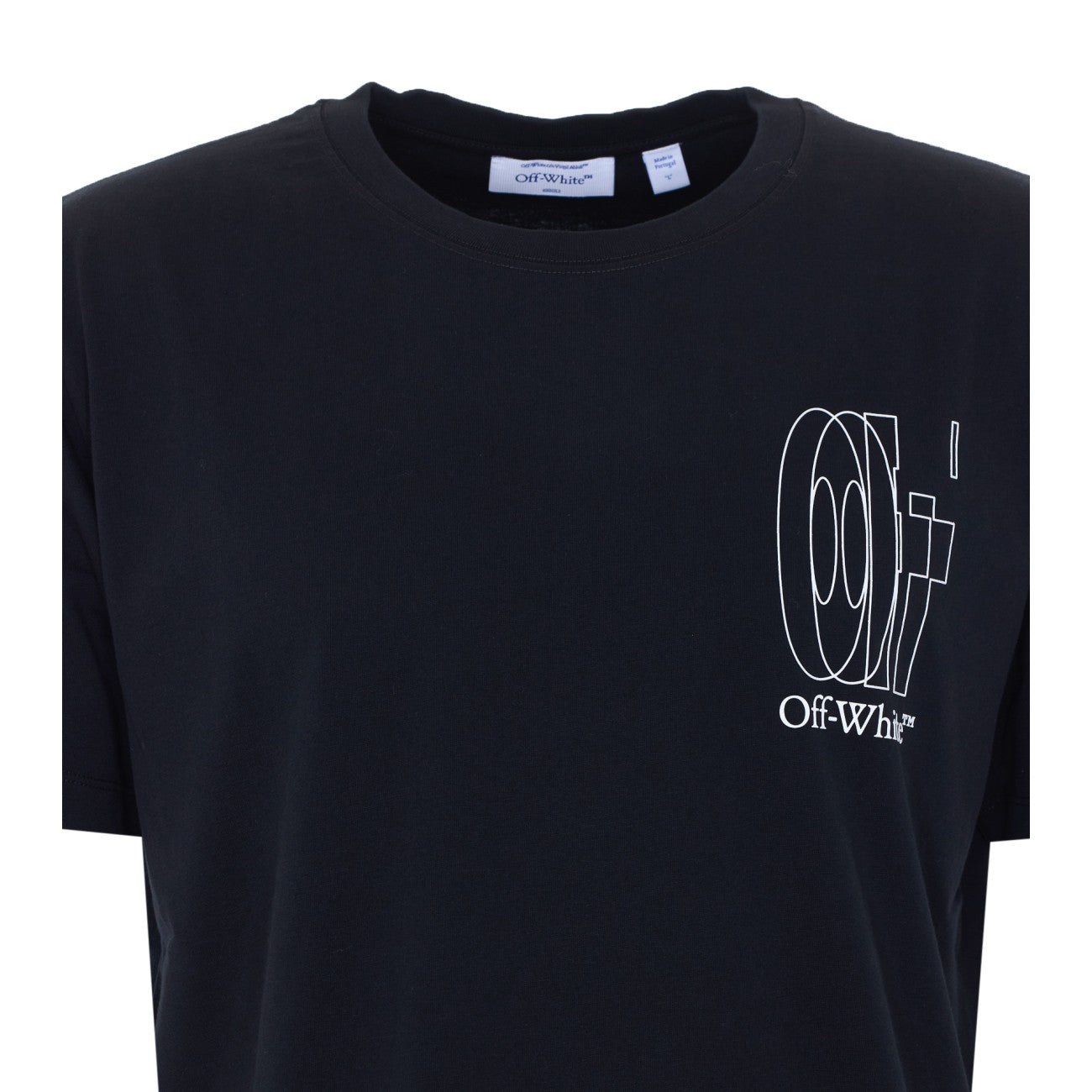 Off White Men Outline Double Arrow Slim T-Shirt OFF-WHITE