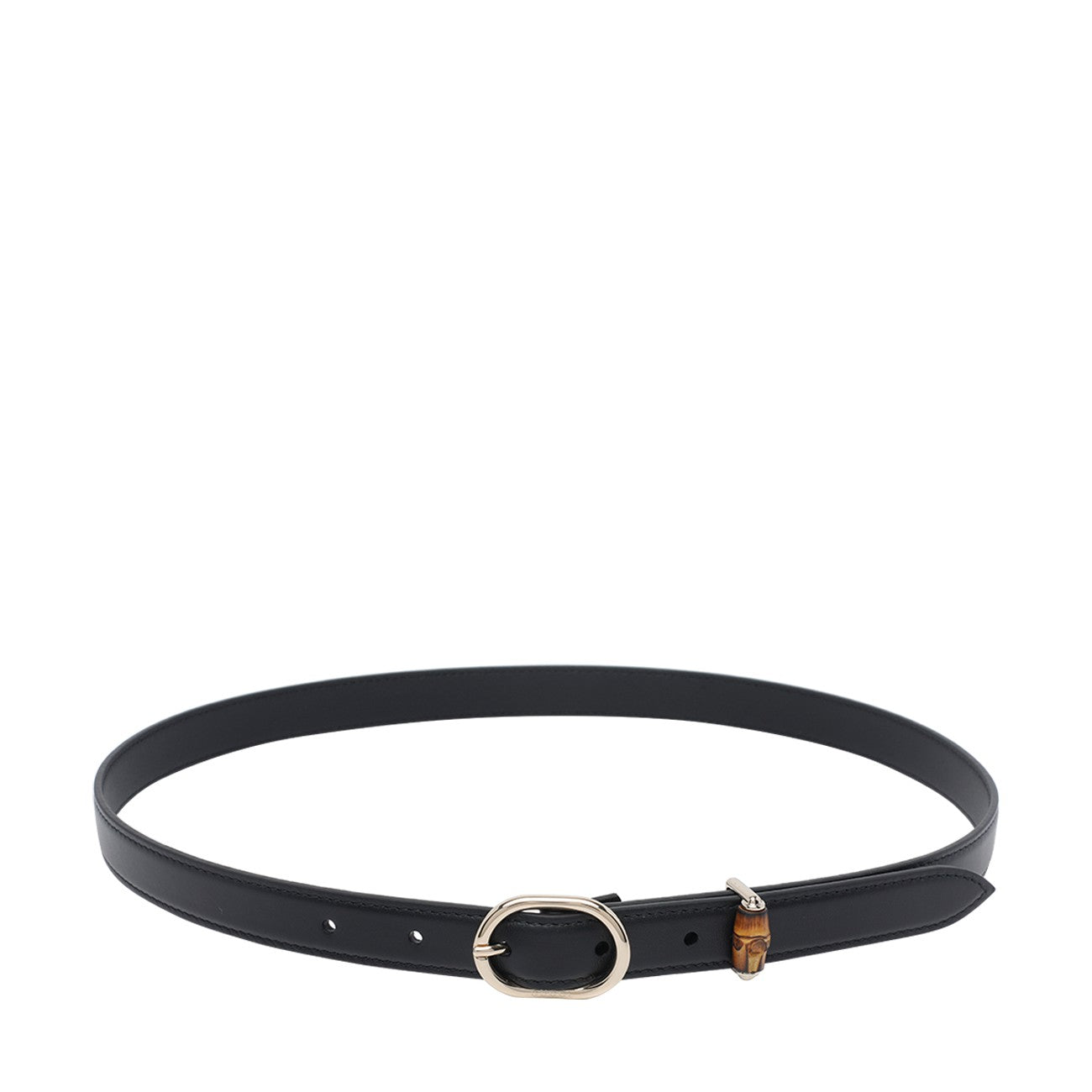 Gucci Women Oval Buckle Thin Belt GUCCI