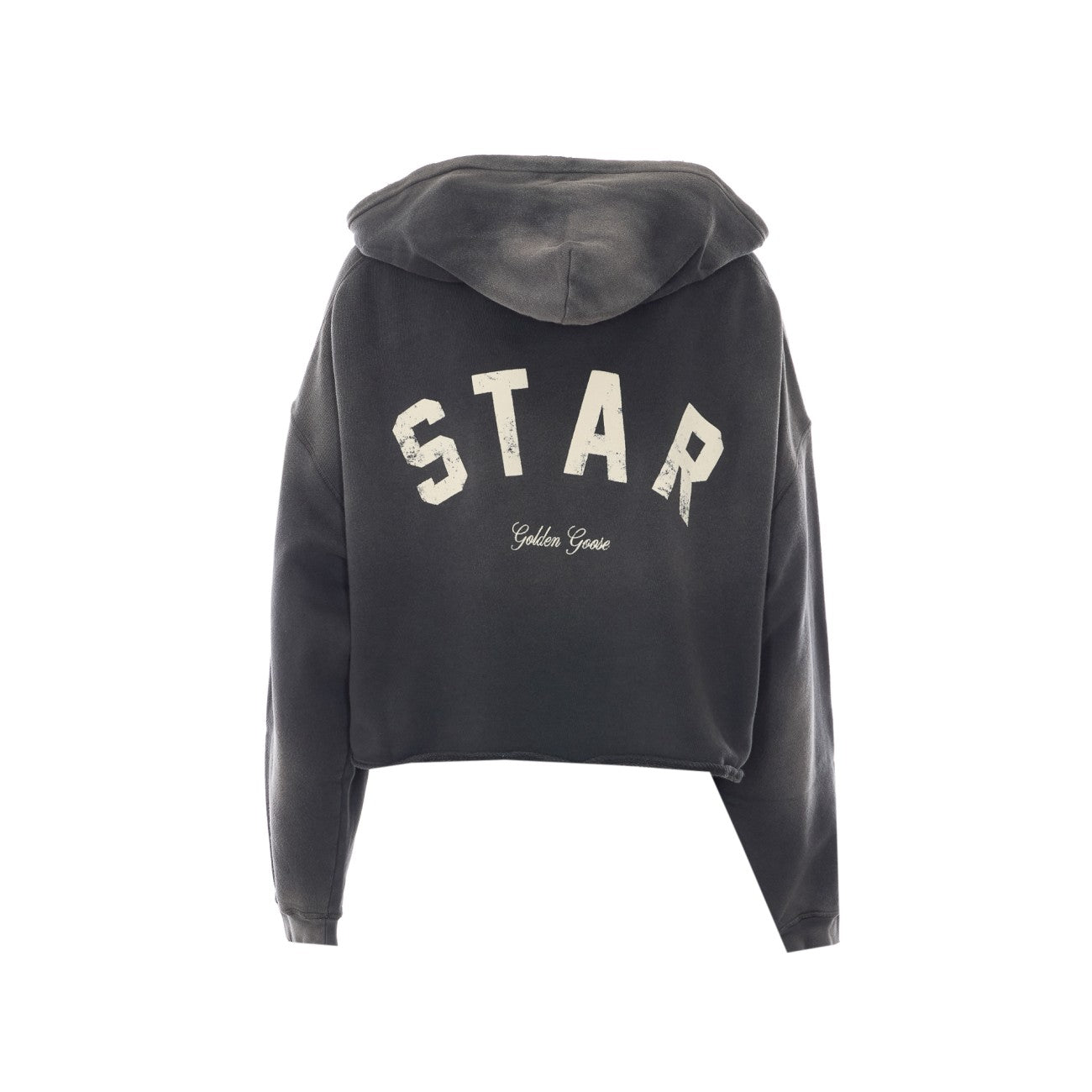 Golden Goose Women Oversize Cropped Logo Hoodie GOLDEN GOOSE