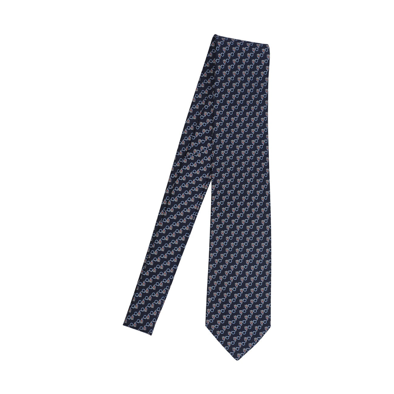 Ferragamo Men Owl Print Silk Tie FERRAGAMO
