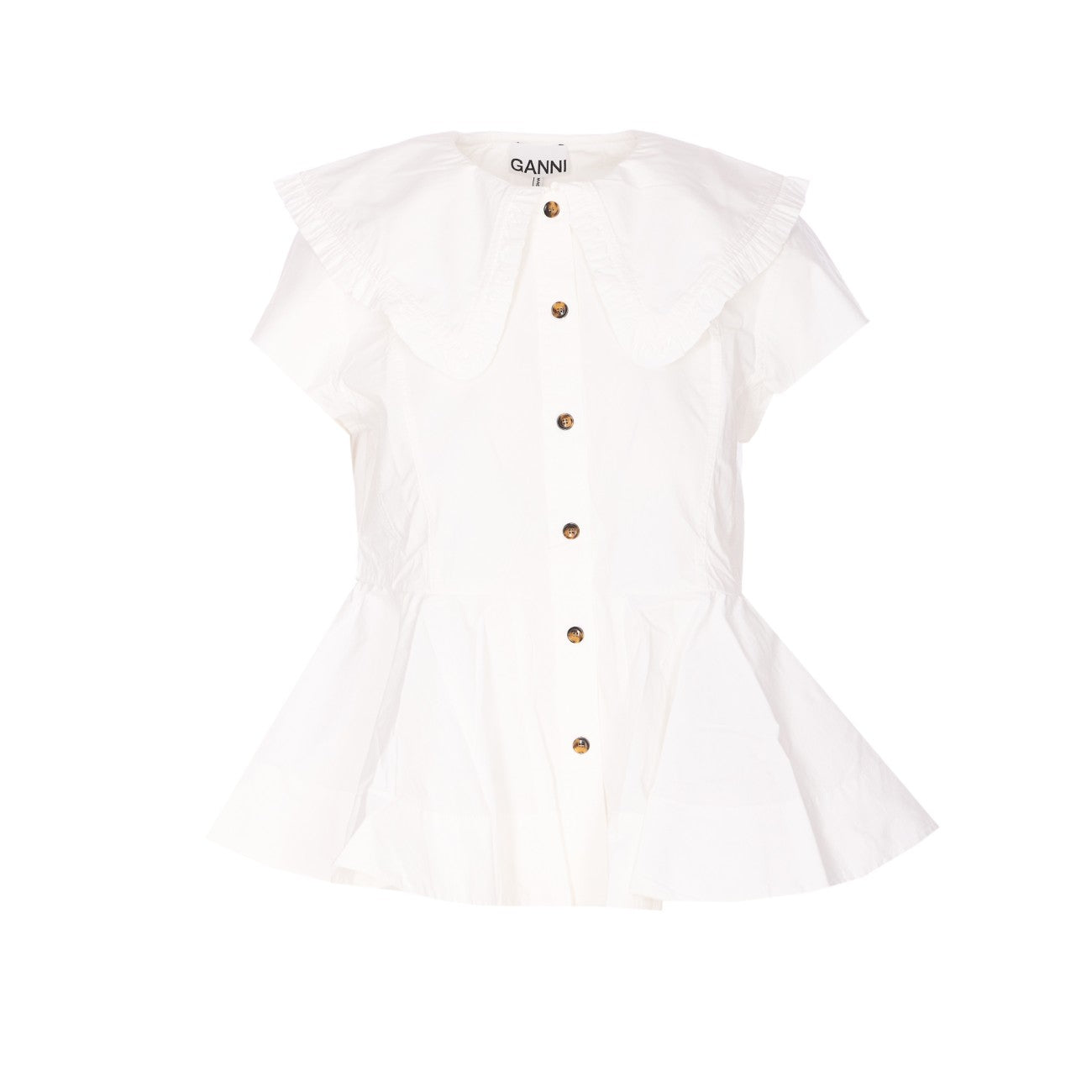 Ganni Women Oxford Stripe Shirt GANNI