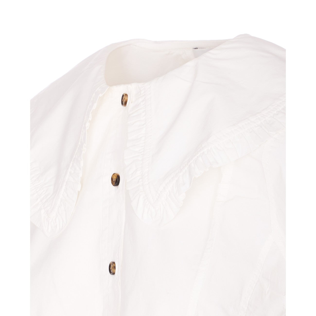 Ganni Women Oxford Stripe Shirt GANNI