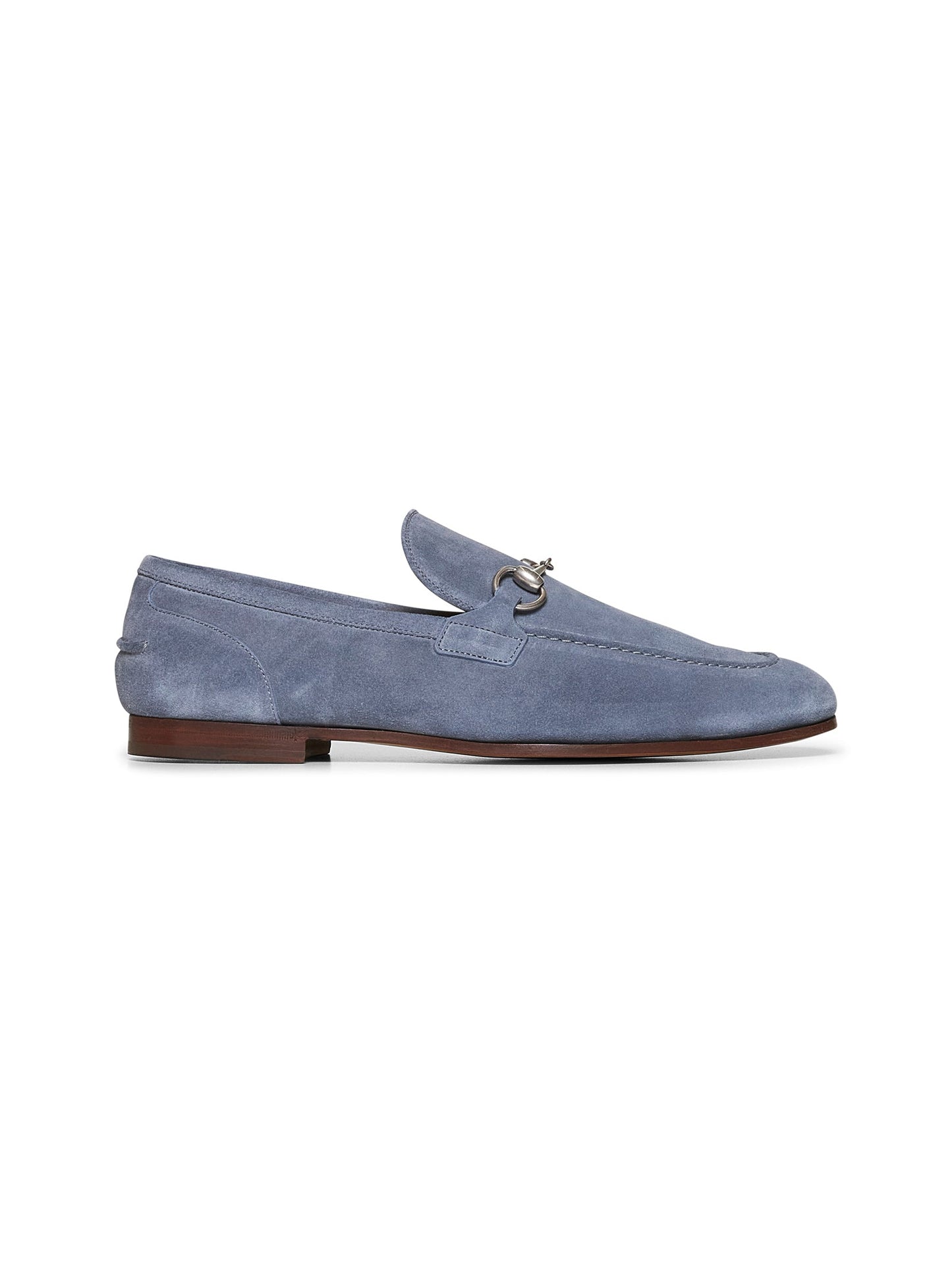 Gucci Men Dark Grey Gucci Jordaan Loafers GUCCI