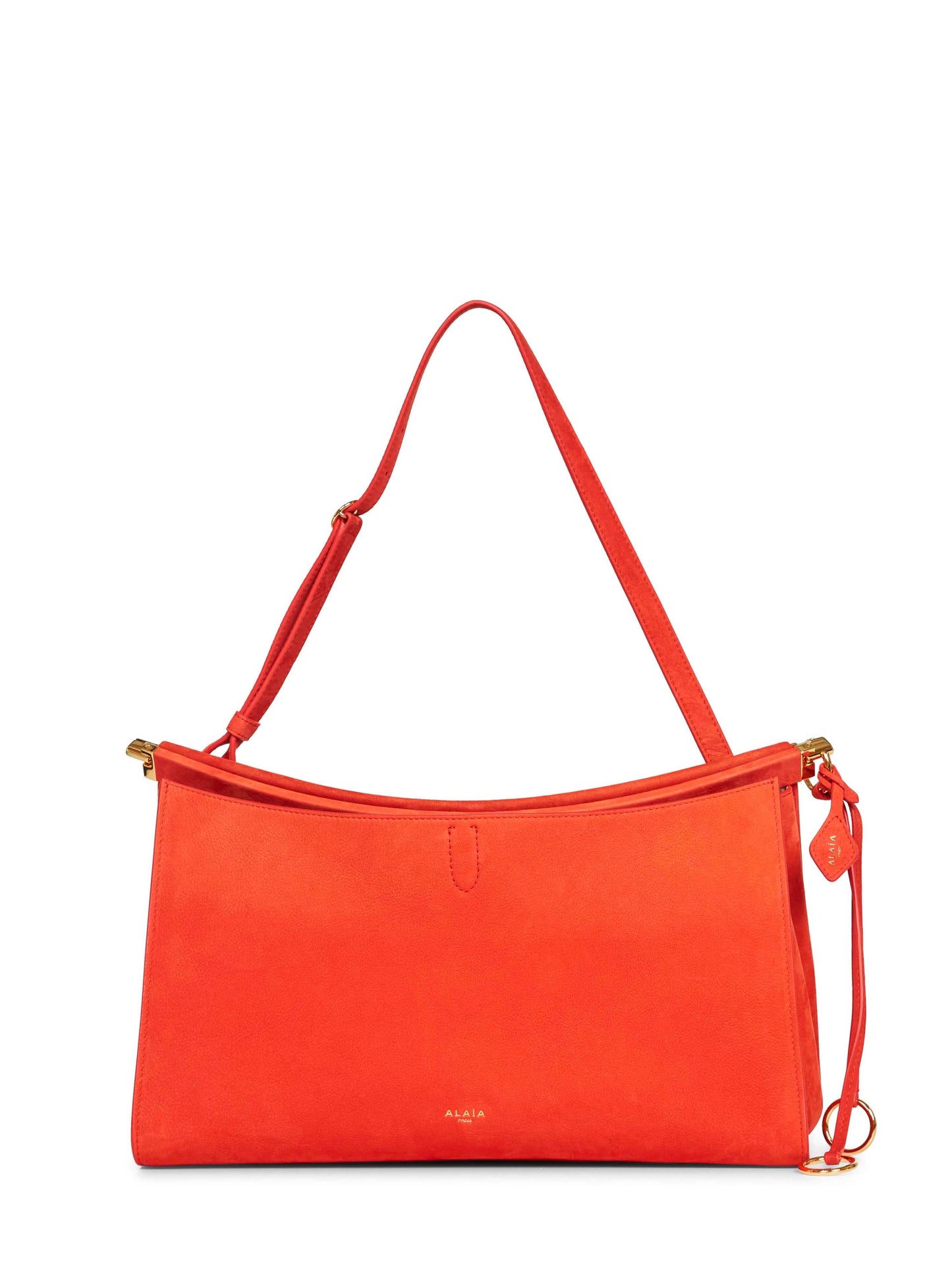 Alaïa Women Orange Brule Le Click Pocket 35 Shoulder Bag ALAIA