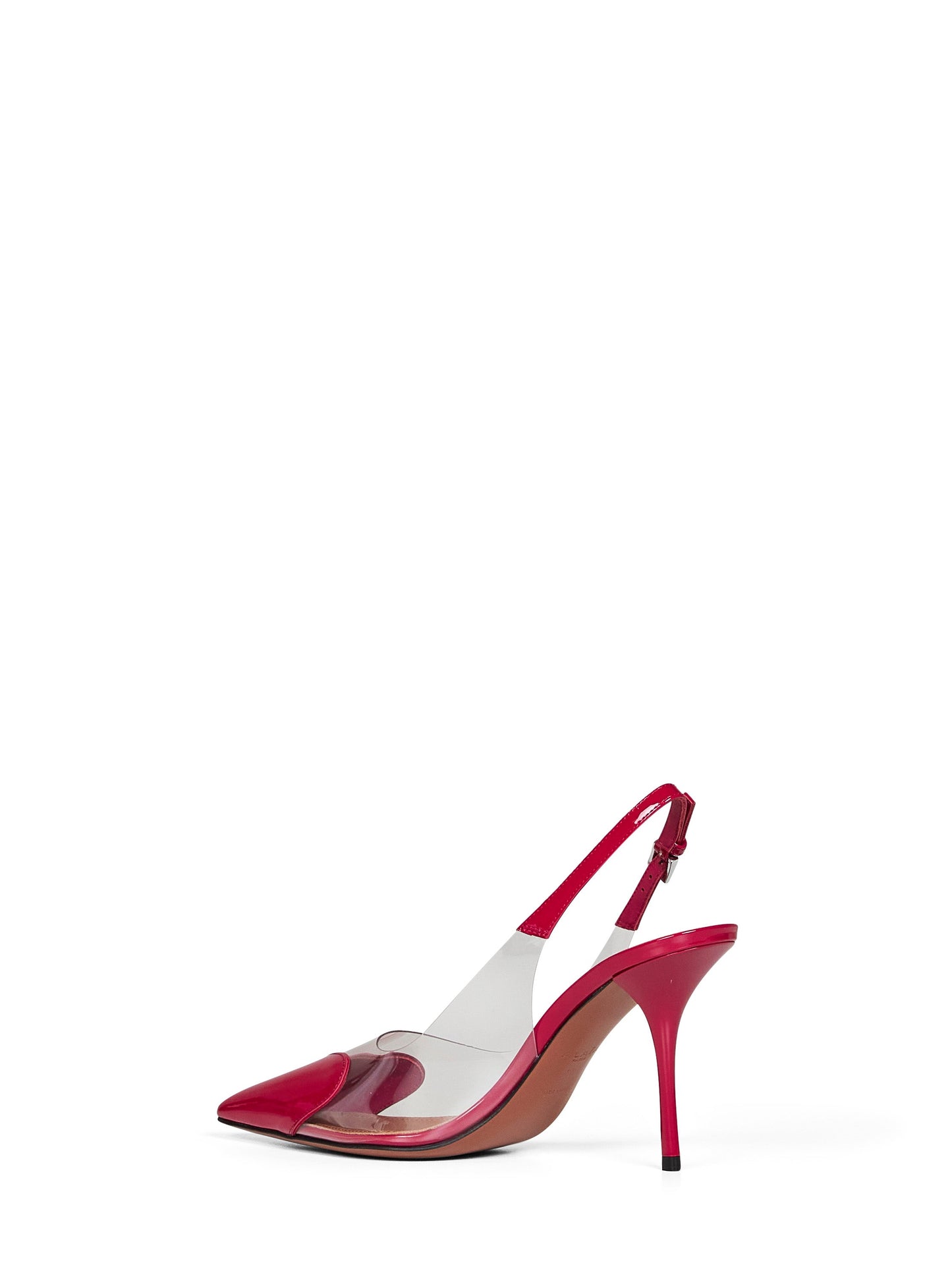 Alaïa Women Raspberry Le Cœur Slingback Pumps ALAIA