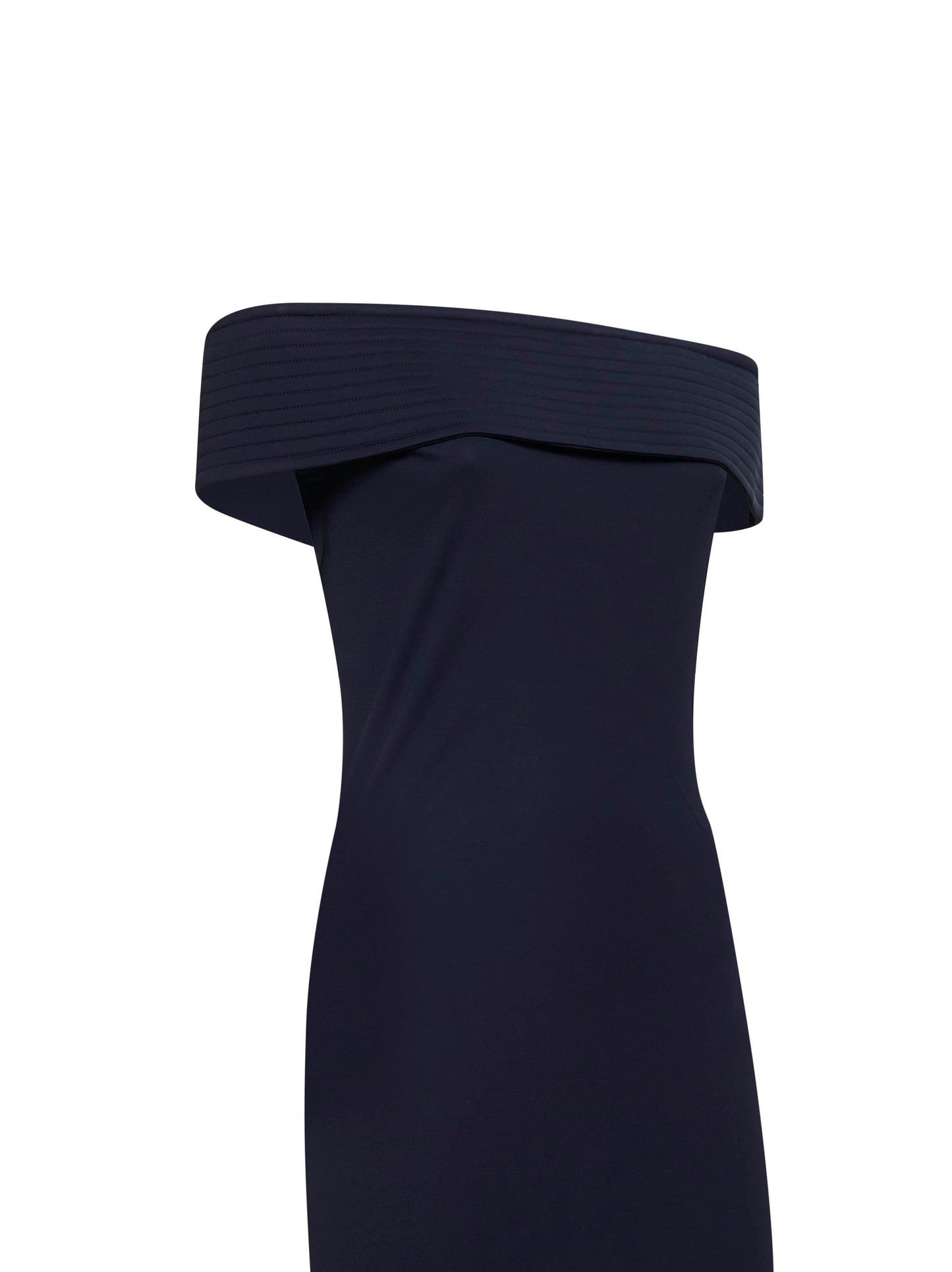 Alaïa Women Blue Fluid Jersey Off-The-Shoulders Long Dress ALAIA