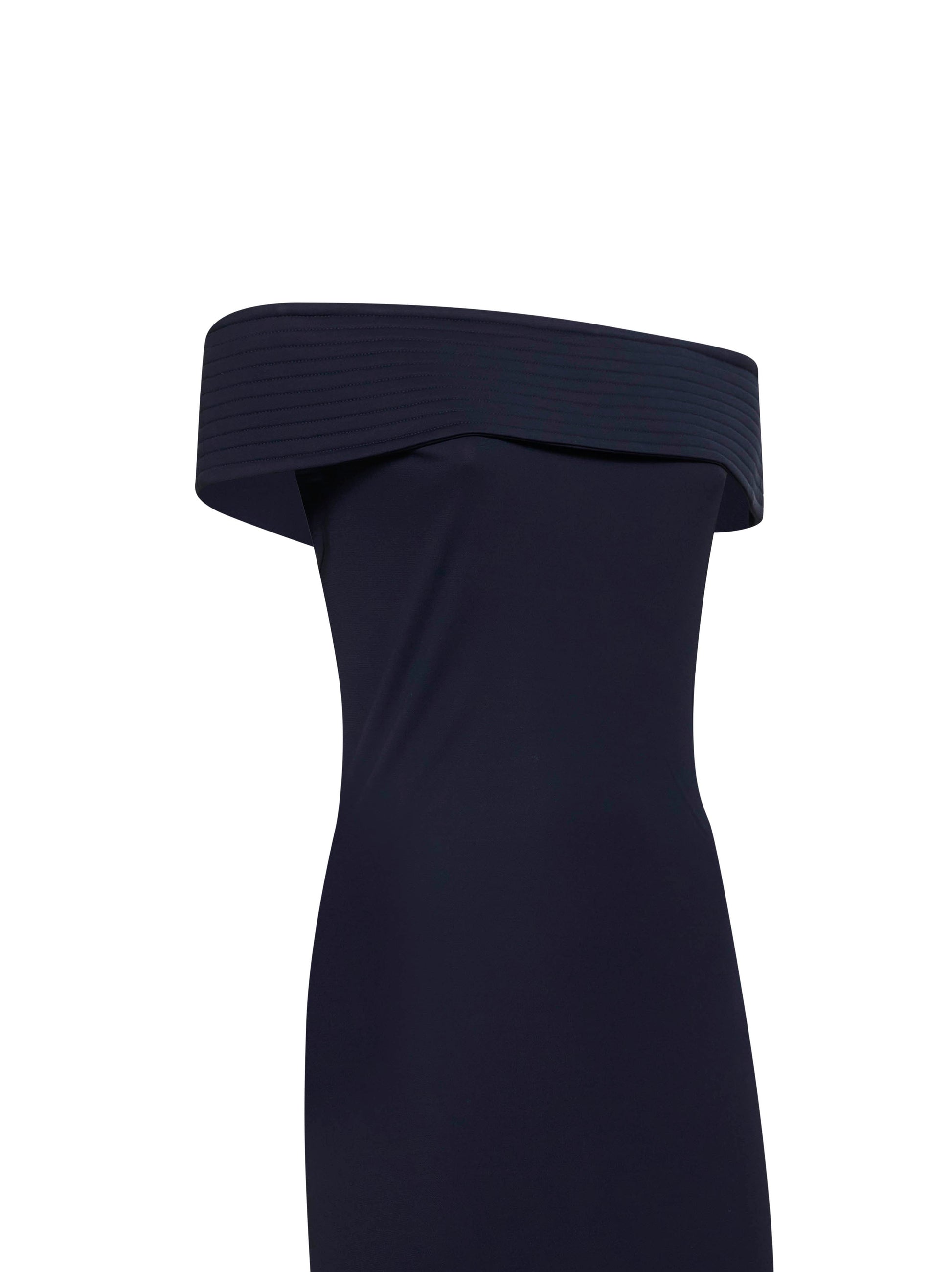 Alaïa Women Blue Fluid Jersey Off-The-Shoulders Long Dress ALAIA