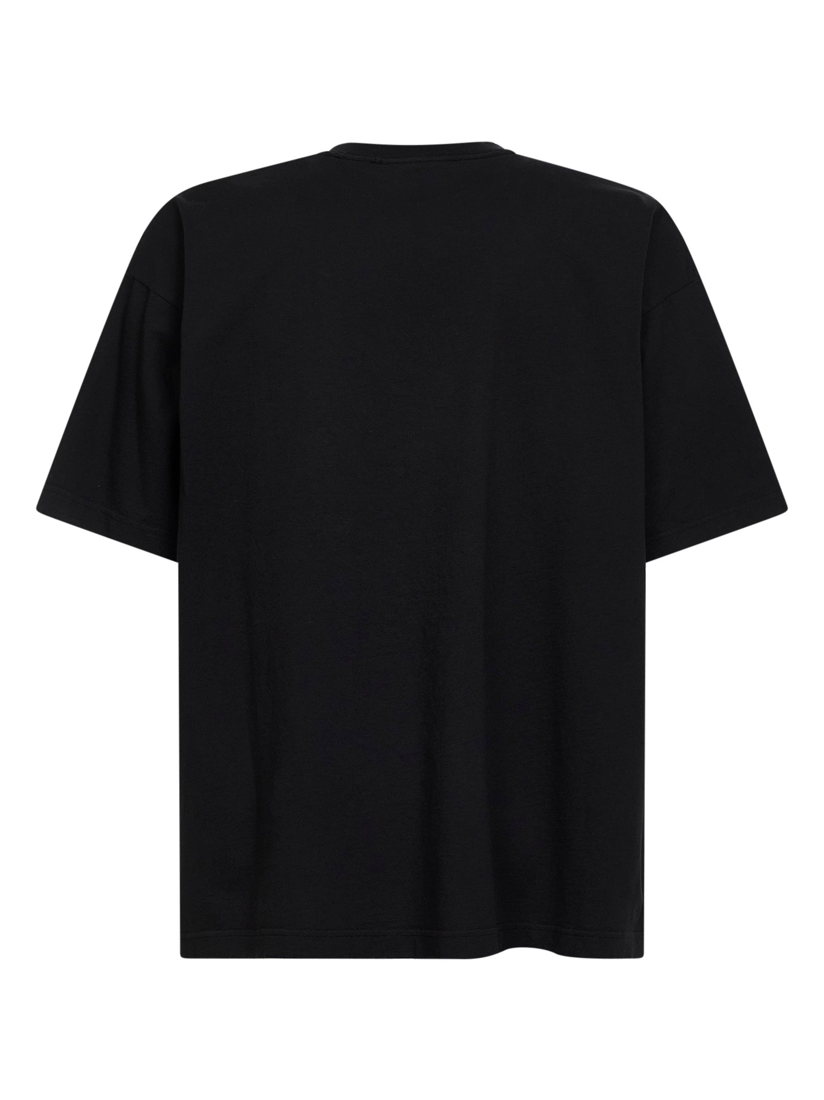 Balenciaga Men Black Messy Spray Medium Fit T-Shirt BALENCIAGA