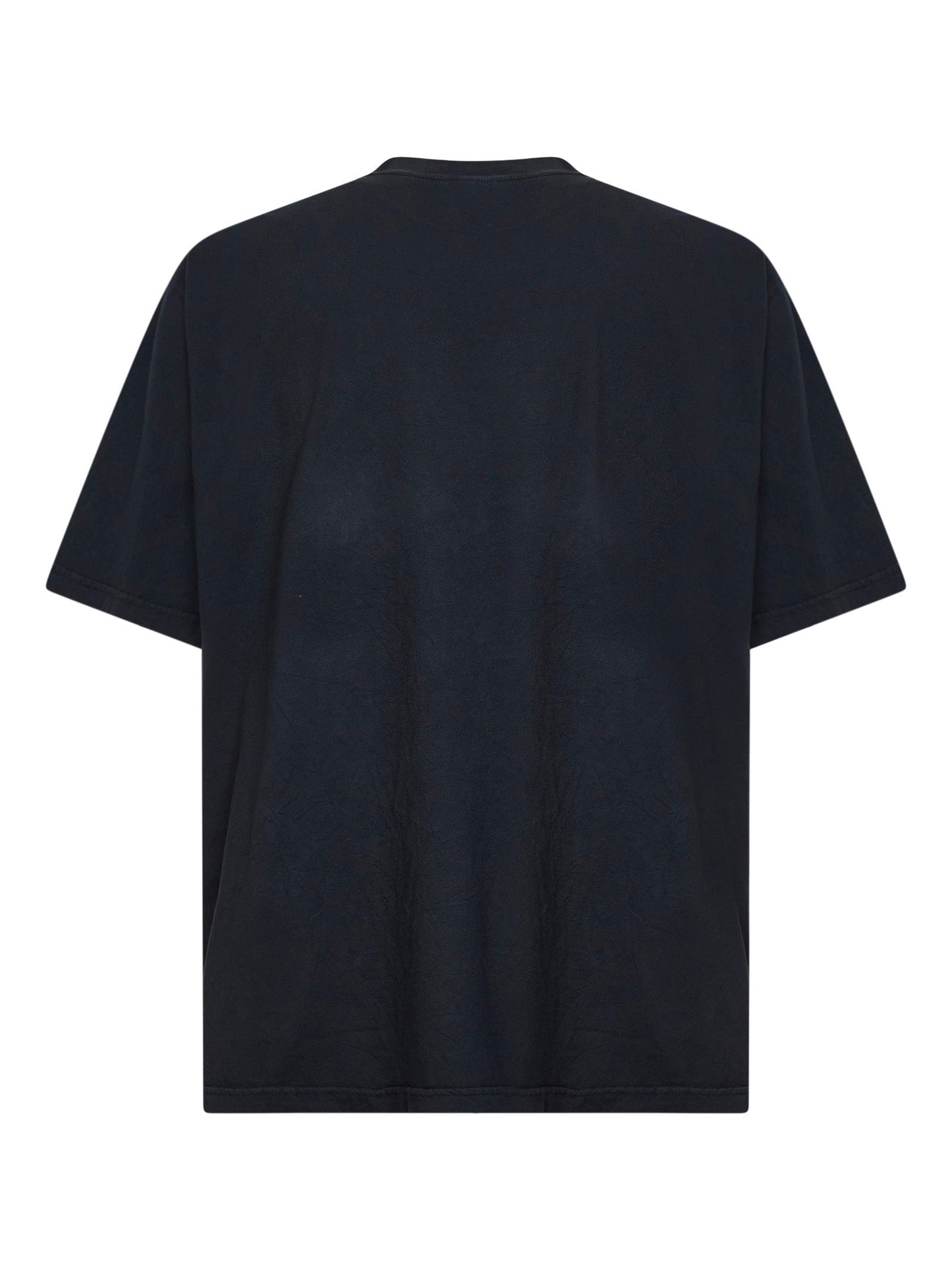 Balenciaga Men Black Jersey Oversized T-Shirt BALENCIAGA