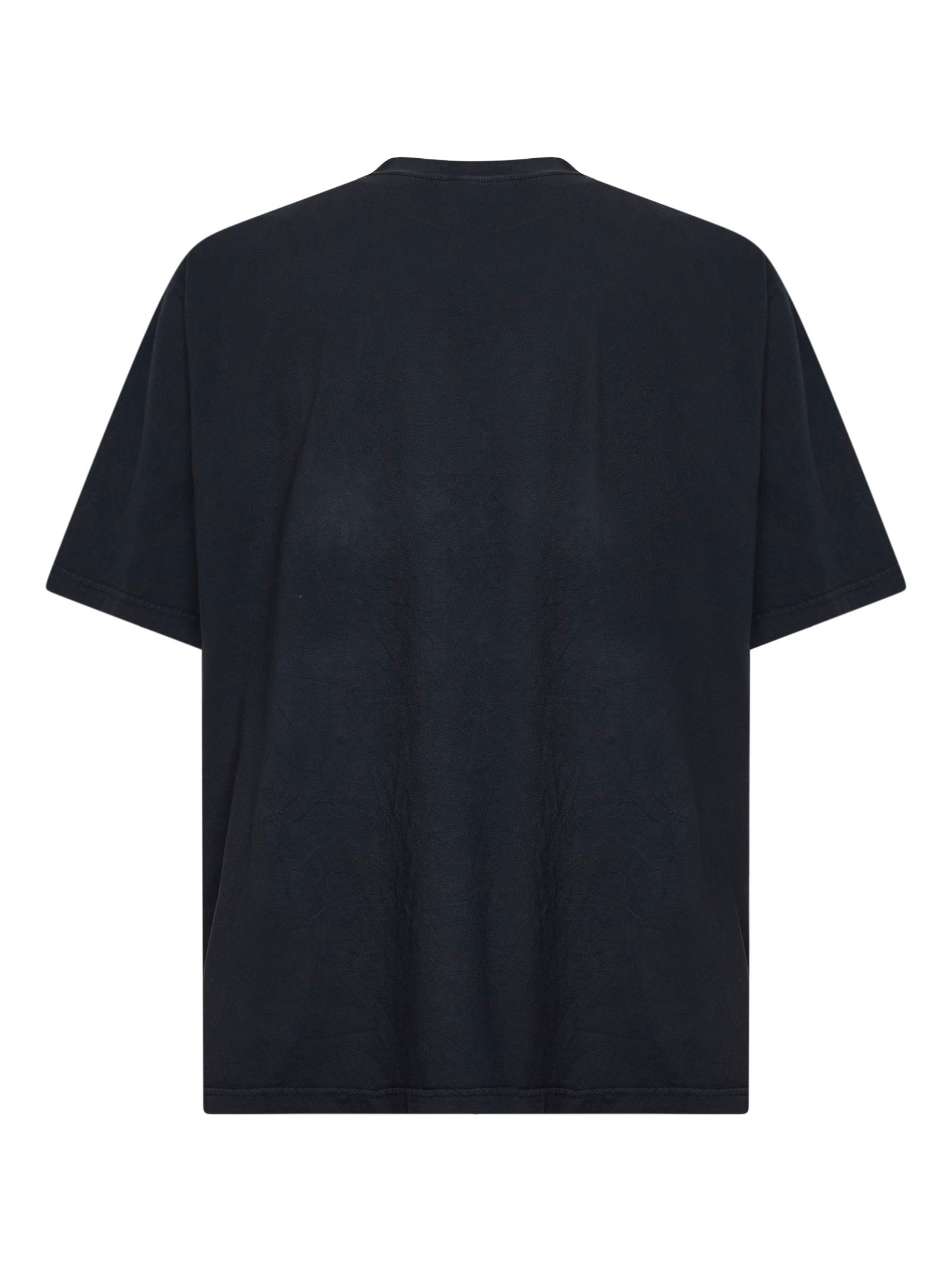 Balenciaga Men Black Jersey Oversized T-Shirt BALENCIAGA