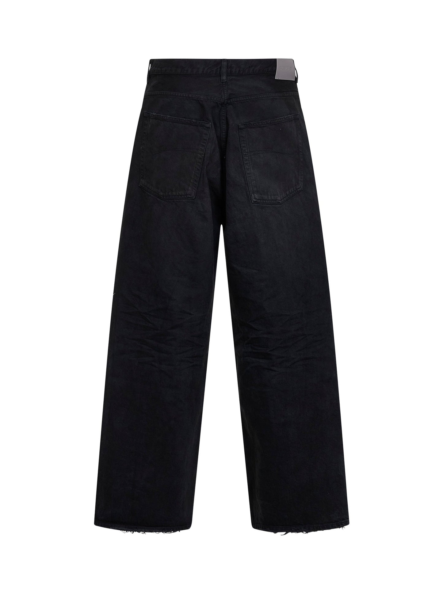 Balenciaga Men Black Organic Japanese Denim Casual Jeans BALENCIAGA