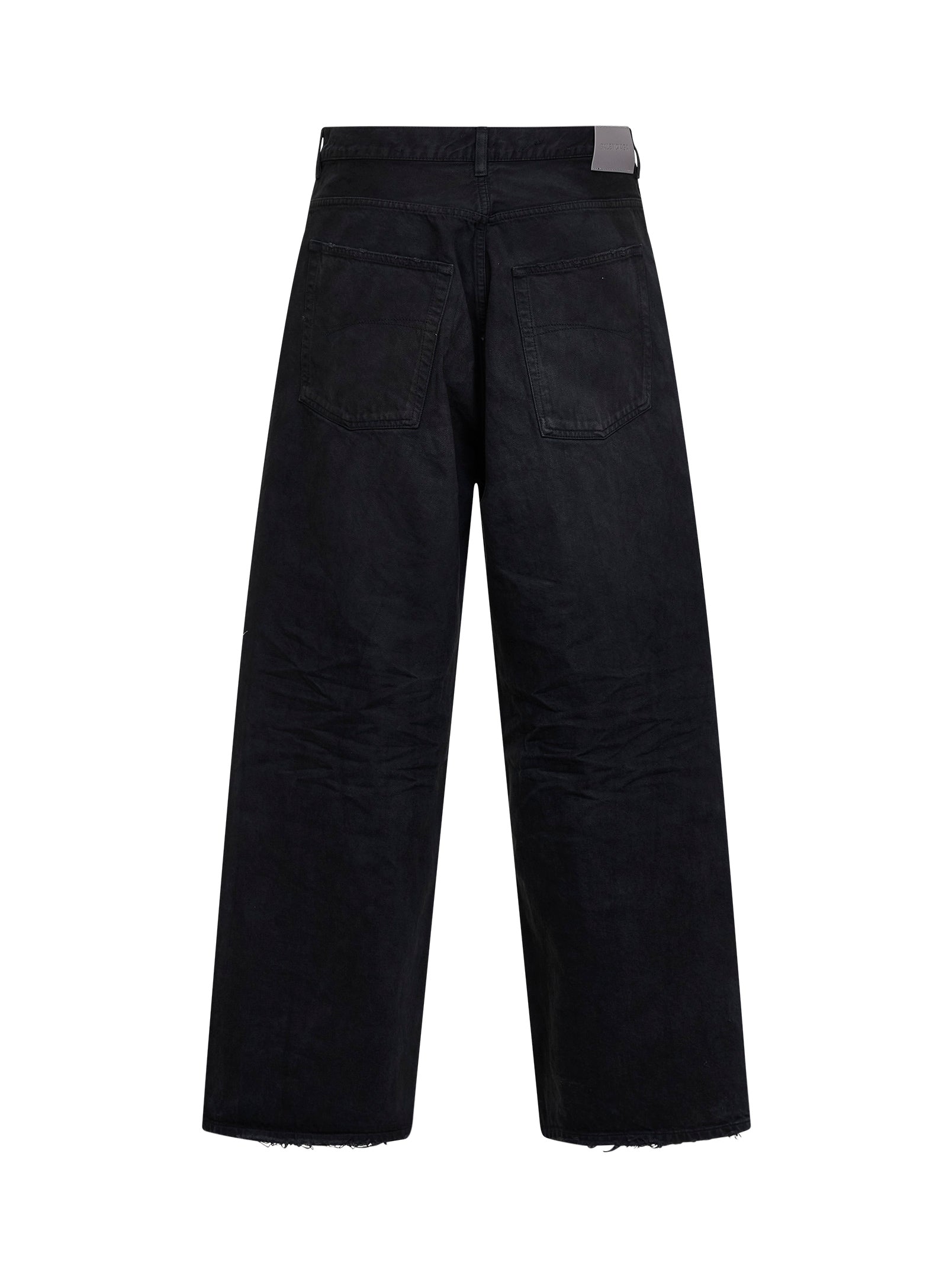Balenciaga Men Black Organic Japanese Denim Casual Jeans BALENCIAGA