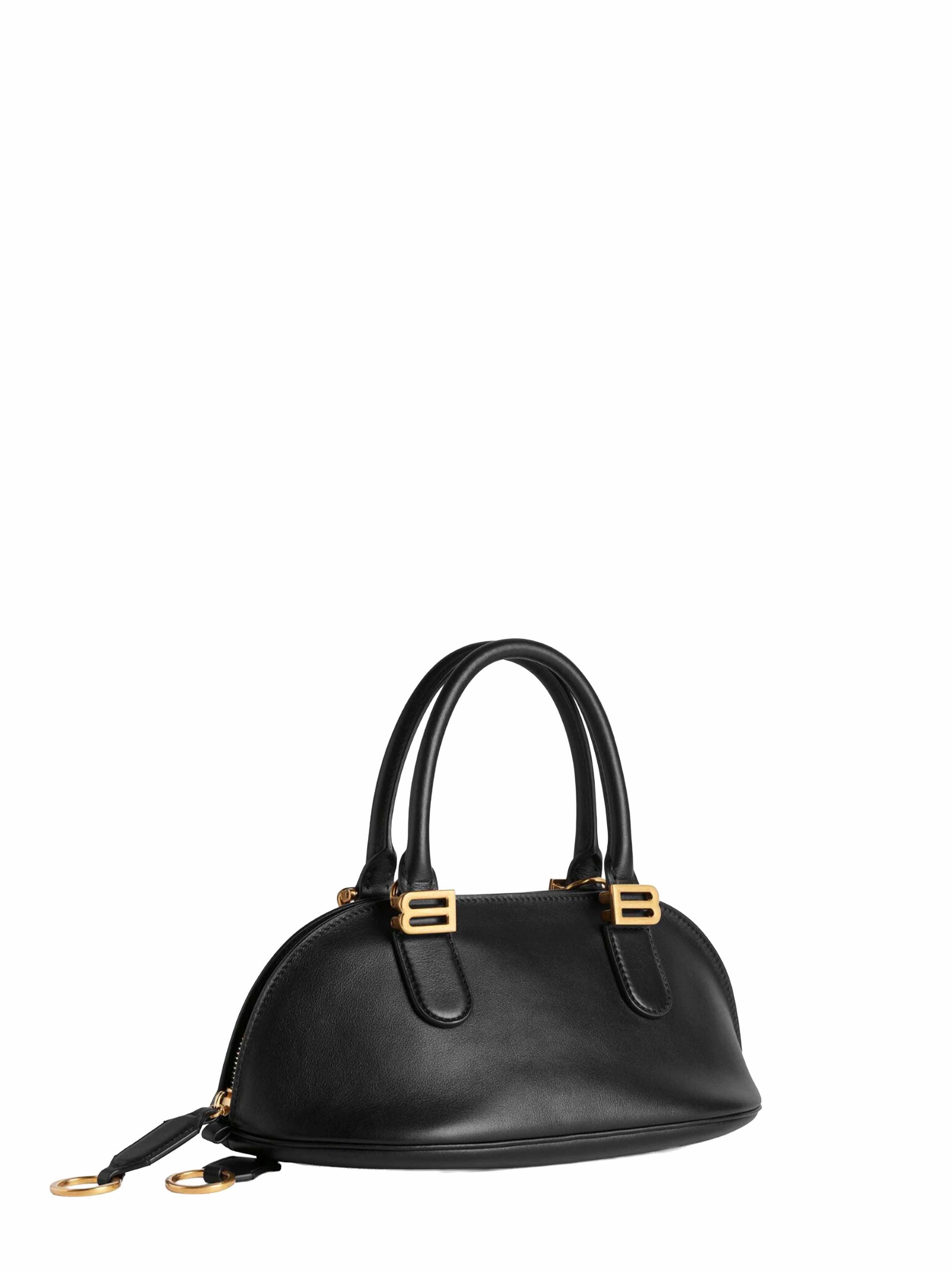 Balenciaga Women Black Bolero Bowling Bag Mini Bowling Bag<Br/> BALENCIAGA