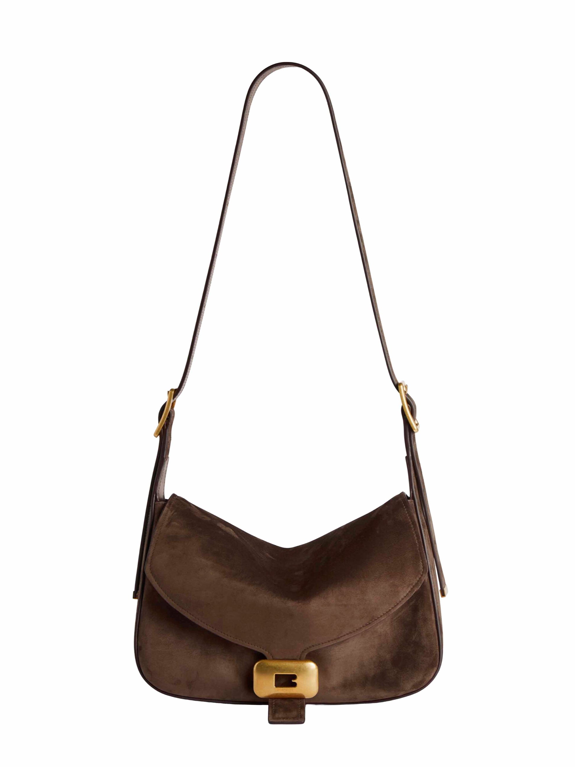Balenciaga Women Nutmeg Clicca Shoulder Bag Medium Shoulder Bag BALENCIAGA