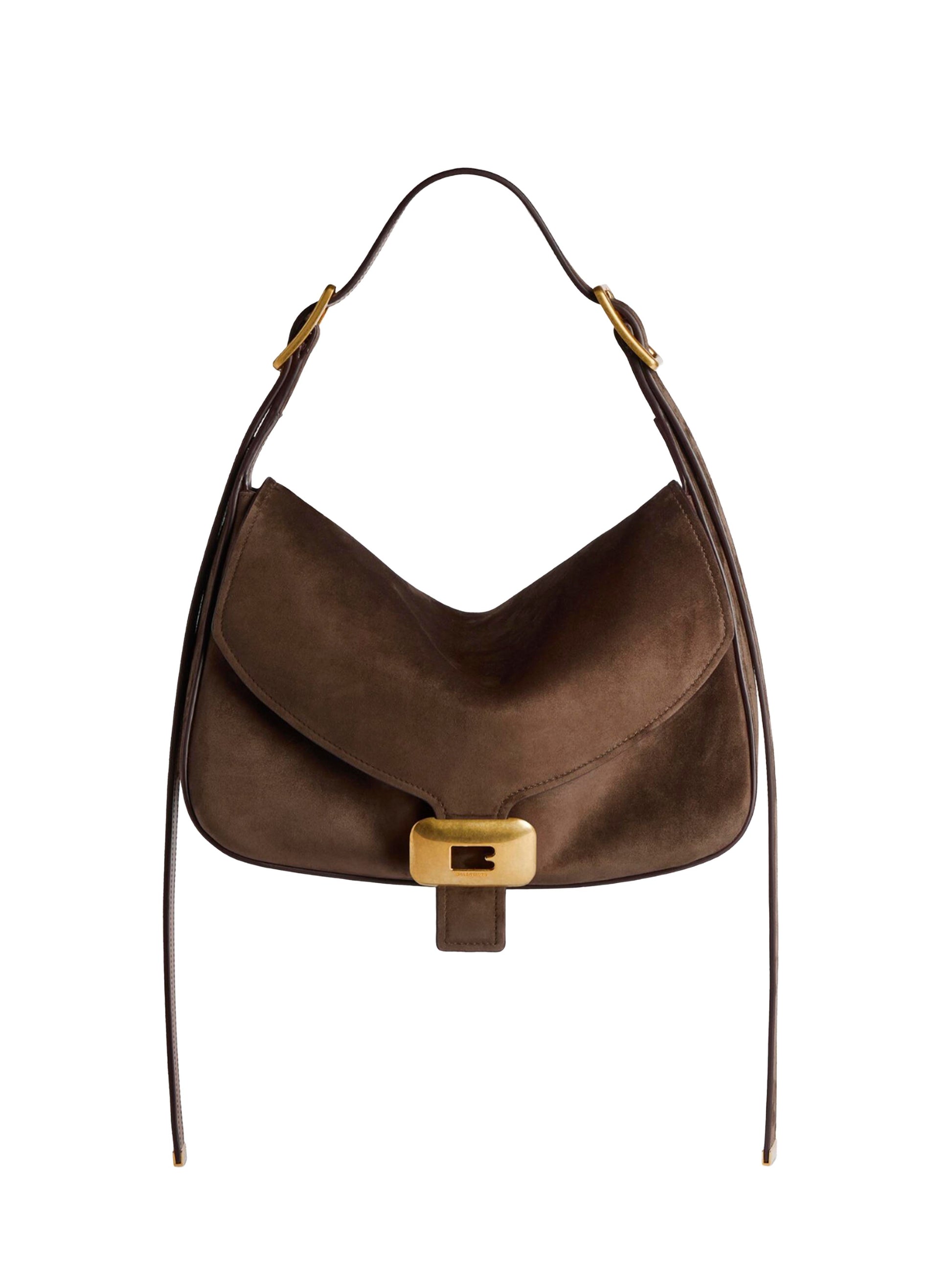 Balenciaga Women Nutmeg Clicca Shoulder Bag Medium Shoulder Bag BALENCIAGA