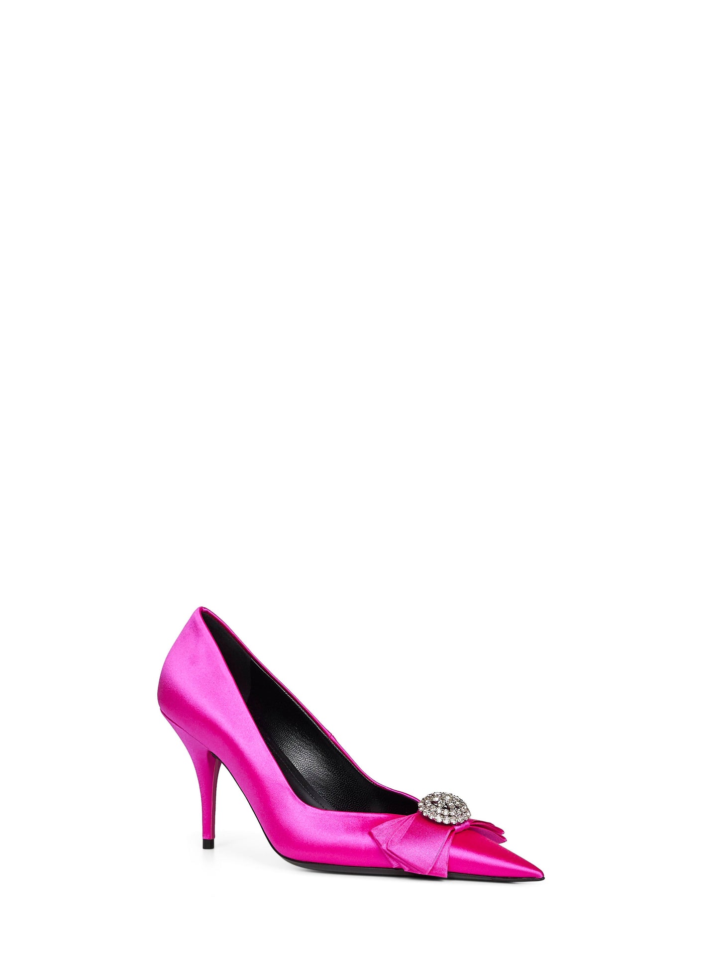 Balenciaga Women Fuchsia Satin Avenue Palazzo 90Mm Pumps BALENCIAGA