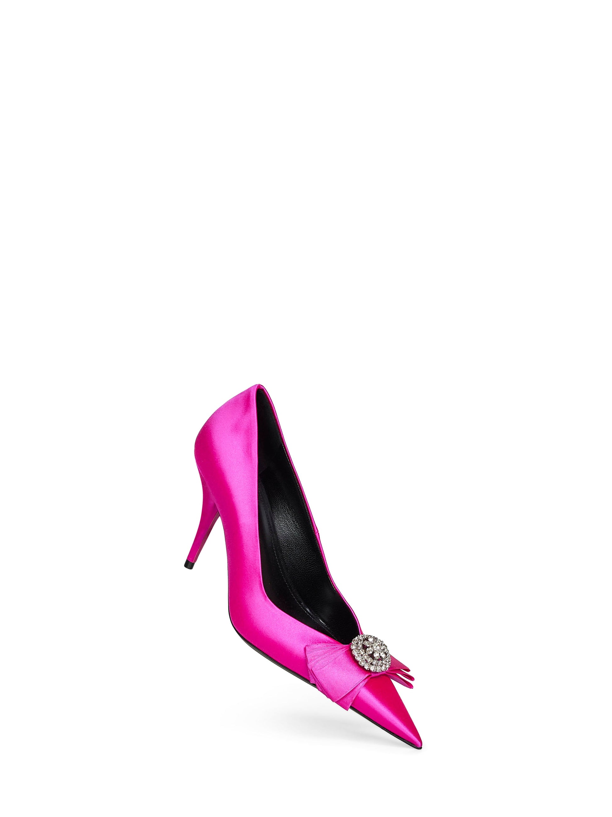 Balenciaga Women Fuchsia Satin Avenue Palazzo 90Mm Pumps BALENCIAGA