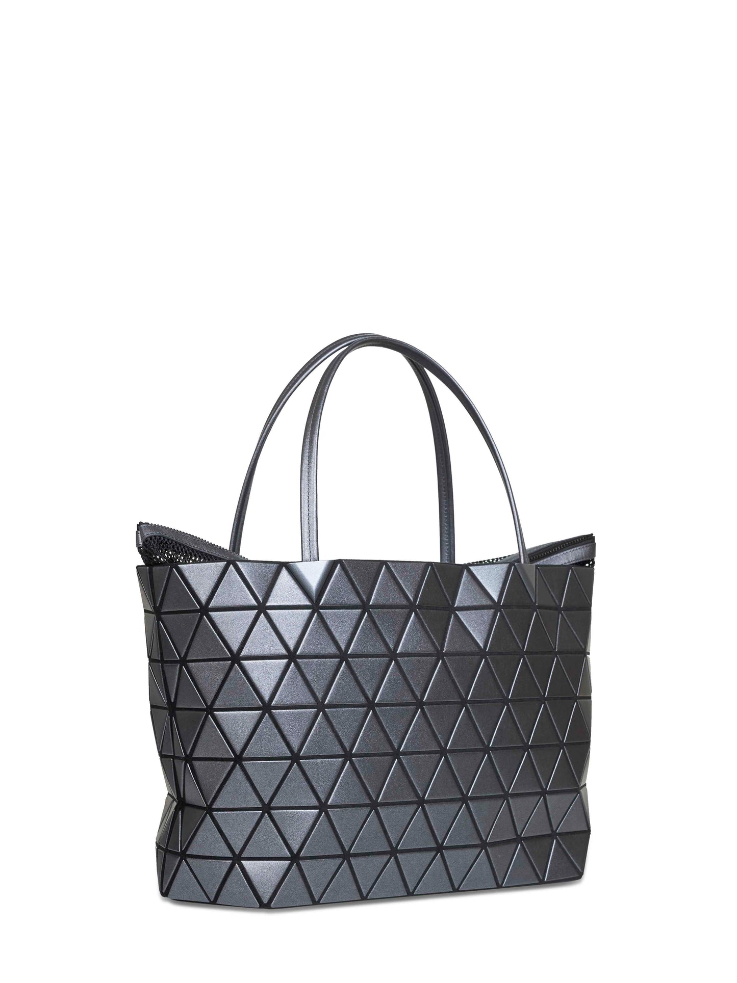 Bao Bao Issey Miyake Women Gunmetal Bateau Shoulder Bag BAO BAO ISSEY MIYAKE