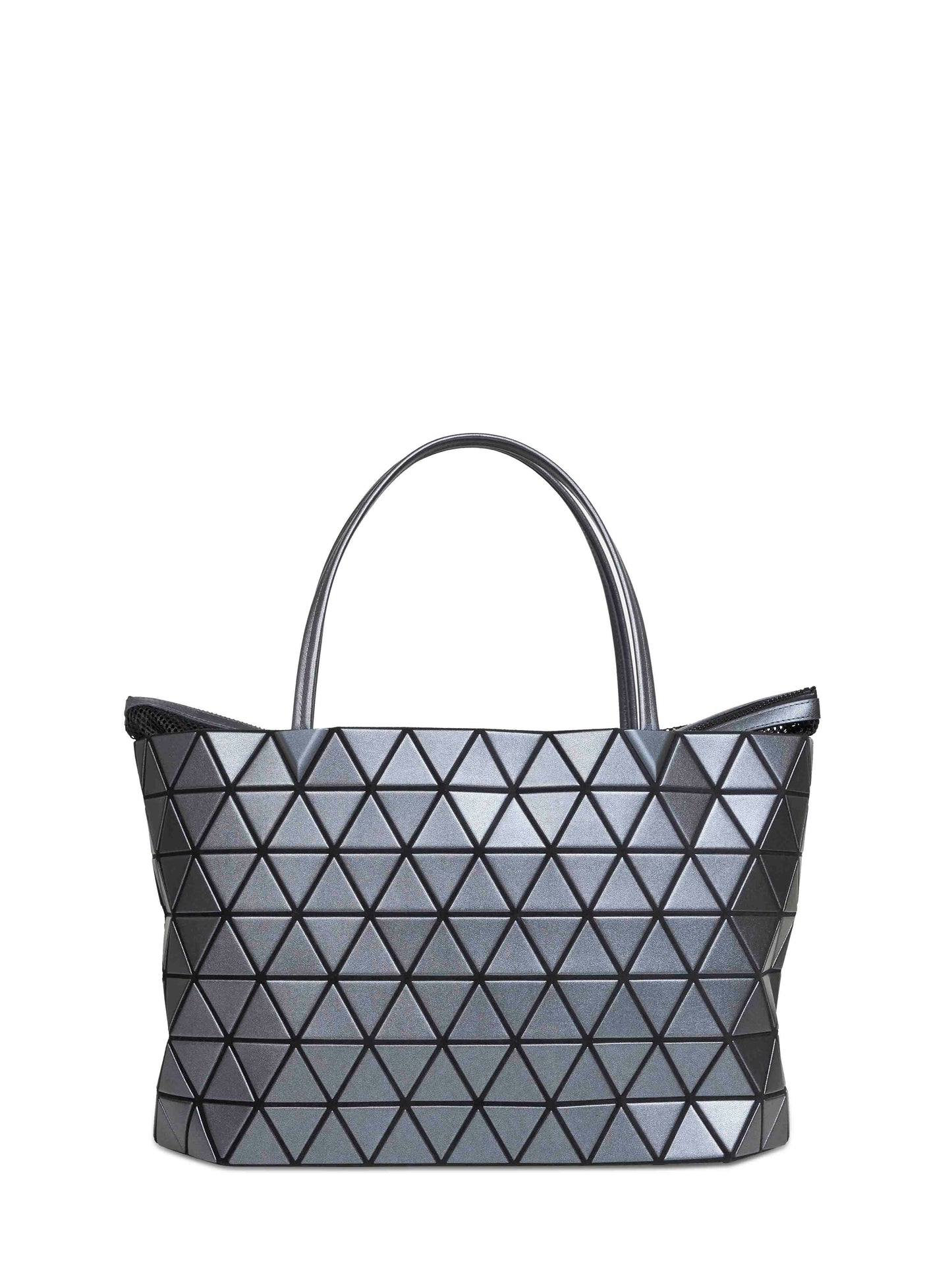 Bao Bao Issey Miyake Women Gunmetal Bateau Shoulder Bag BAO BAO ISSEY MIYAKE