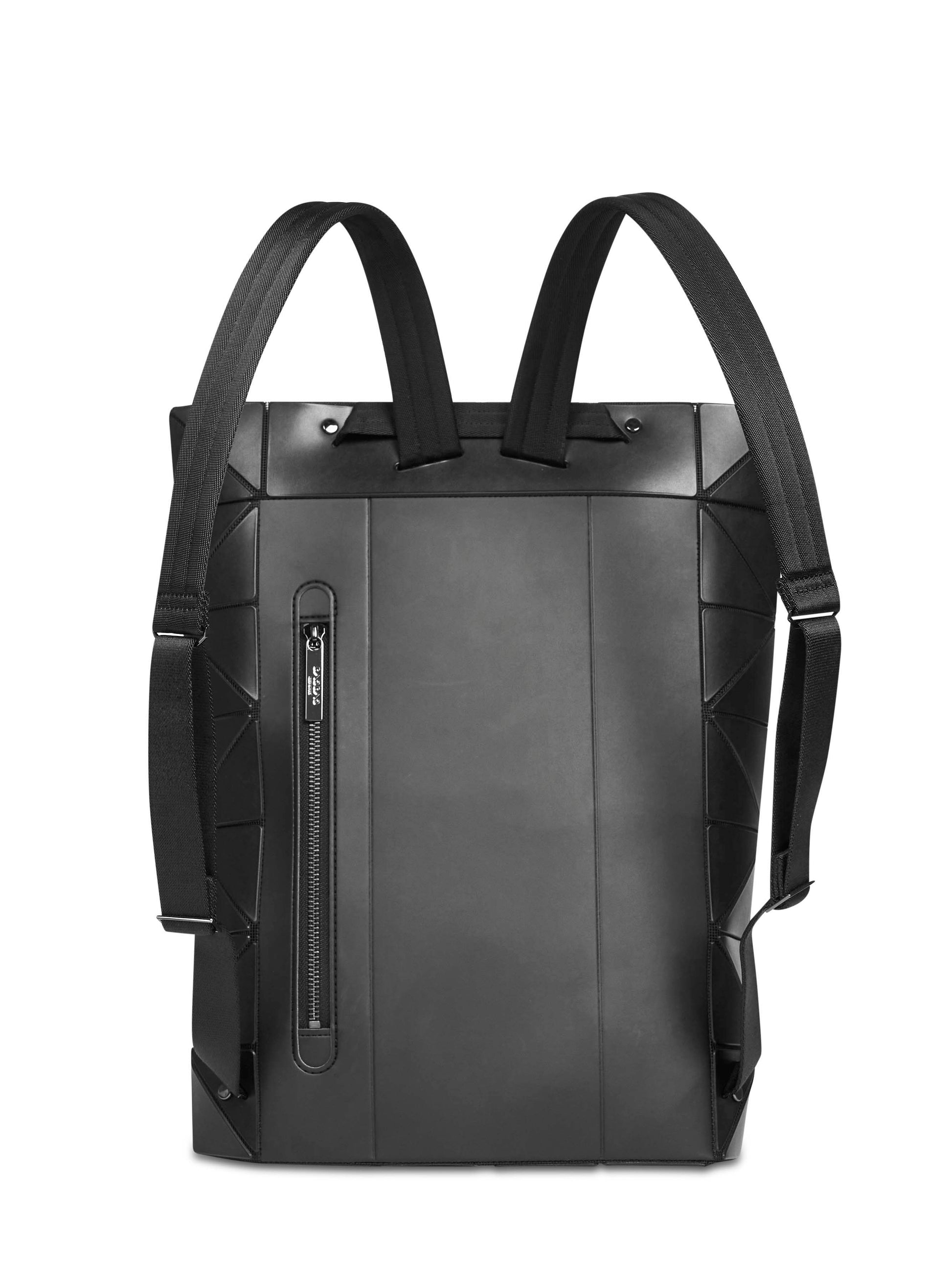 Bao Bao Issey Miyake Women Matte Black Blocky Backpack BAO BAO ISSEY MIYAKE
