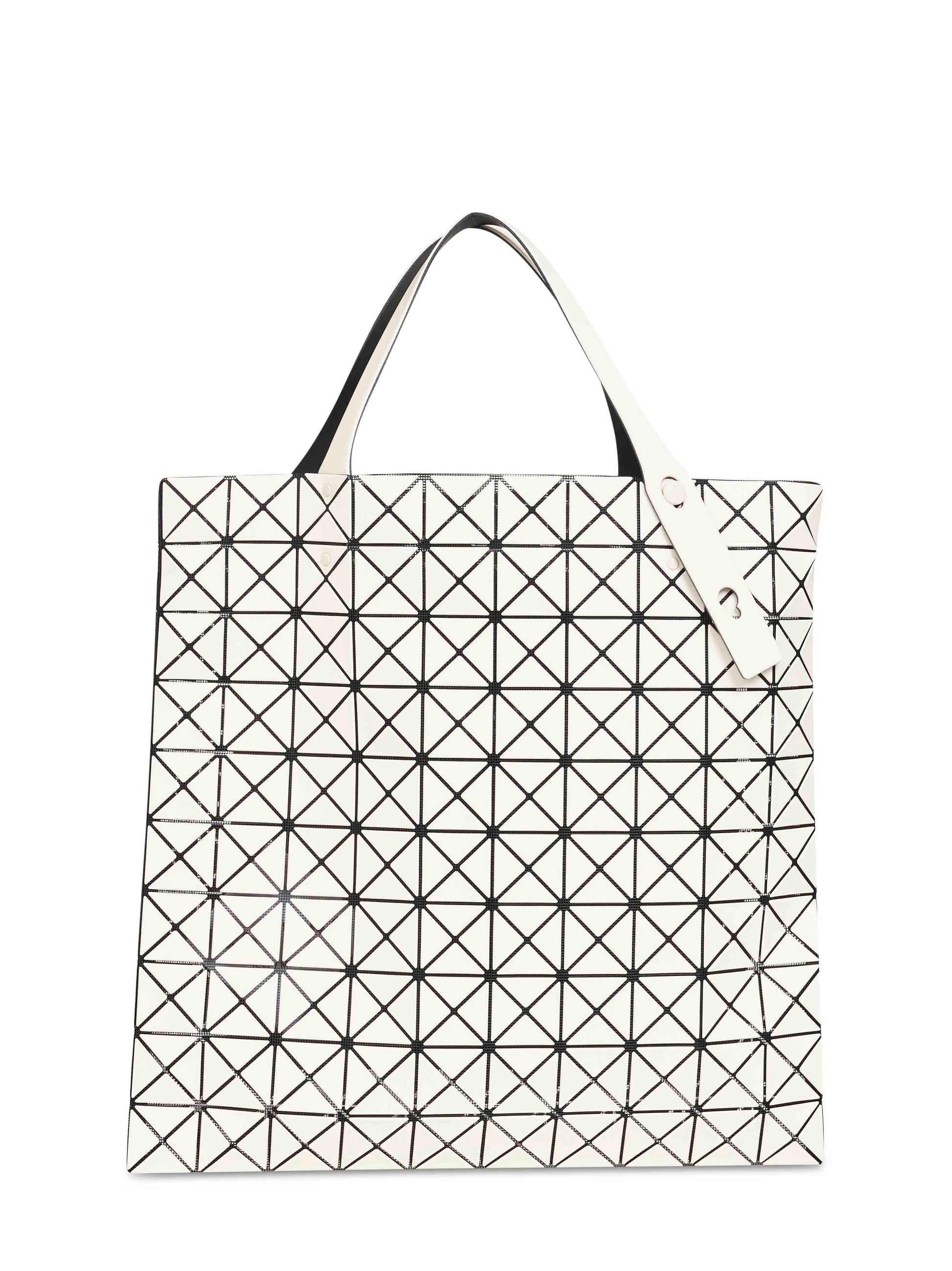 Bao Bao Issey Miyake Women White Beige Prism-2 Frost Tote Bag BAO BAO ISSEY MIYAKE