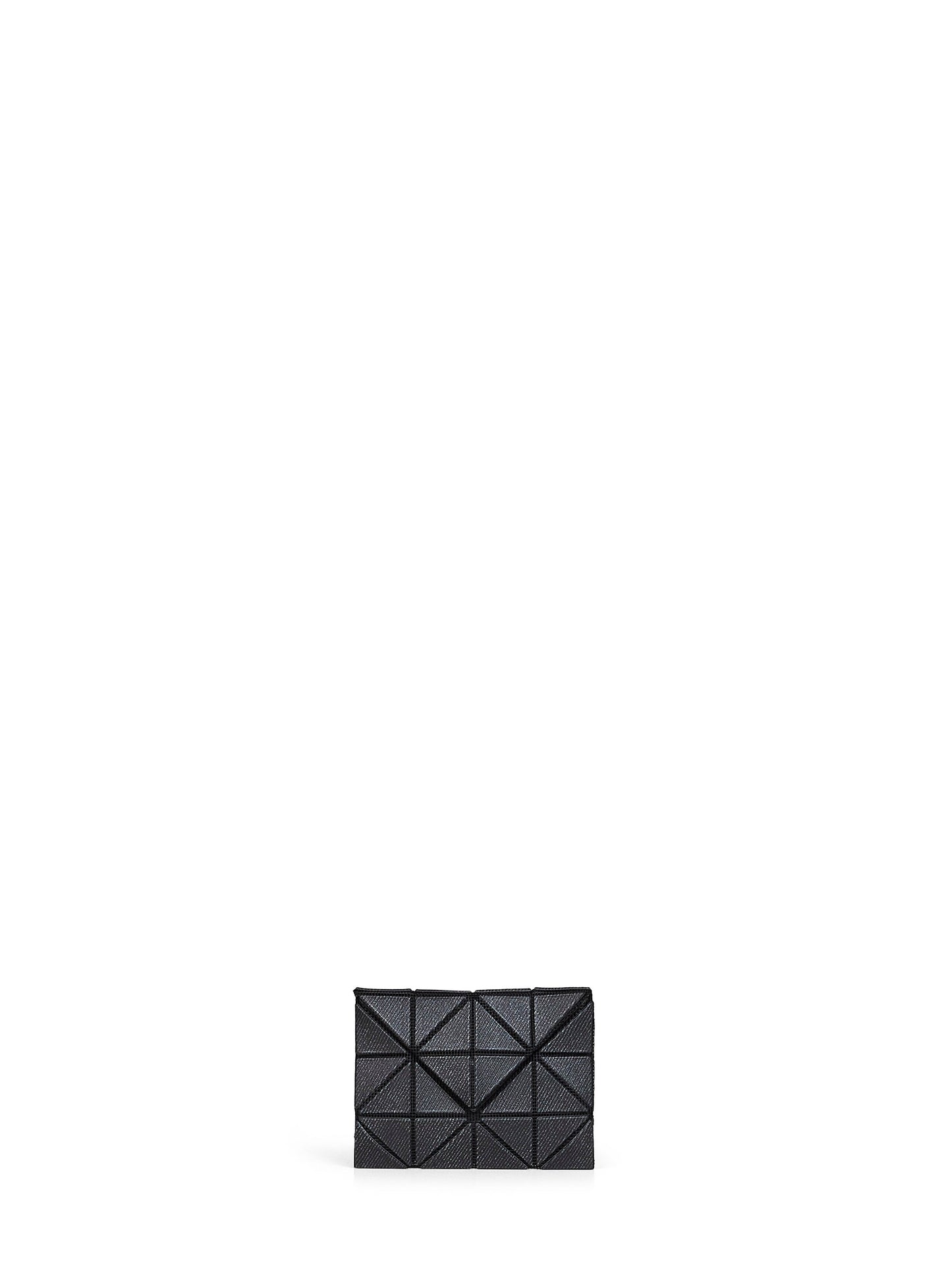 Bao Bao Issey Miyake Women Black Card Wallet Bi-Fold Card Case BAO BAO ISSEY MIYAKE
